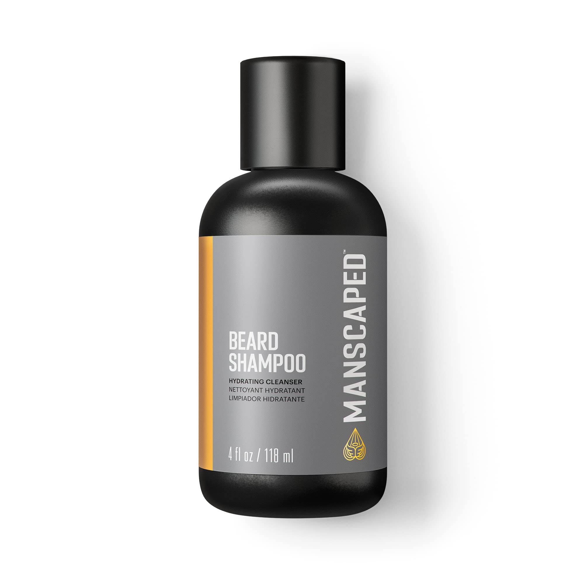 Manscaped Ultrapremium Beard Shampoo, Hydrating Cleanser With Eucalyptus, Rosemary, Lavender Essential Oils, Moisturizing Beard