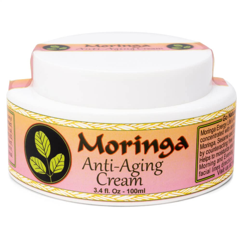 Moringa Energy Life Moringa Anti Aging Cream 13 Powerful Ayurvedic Herbs Of Concentrated Antioxidants, Nutrient Rich Virgin Oils