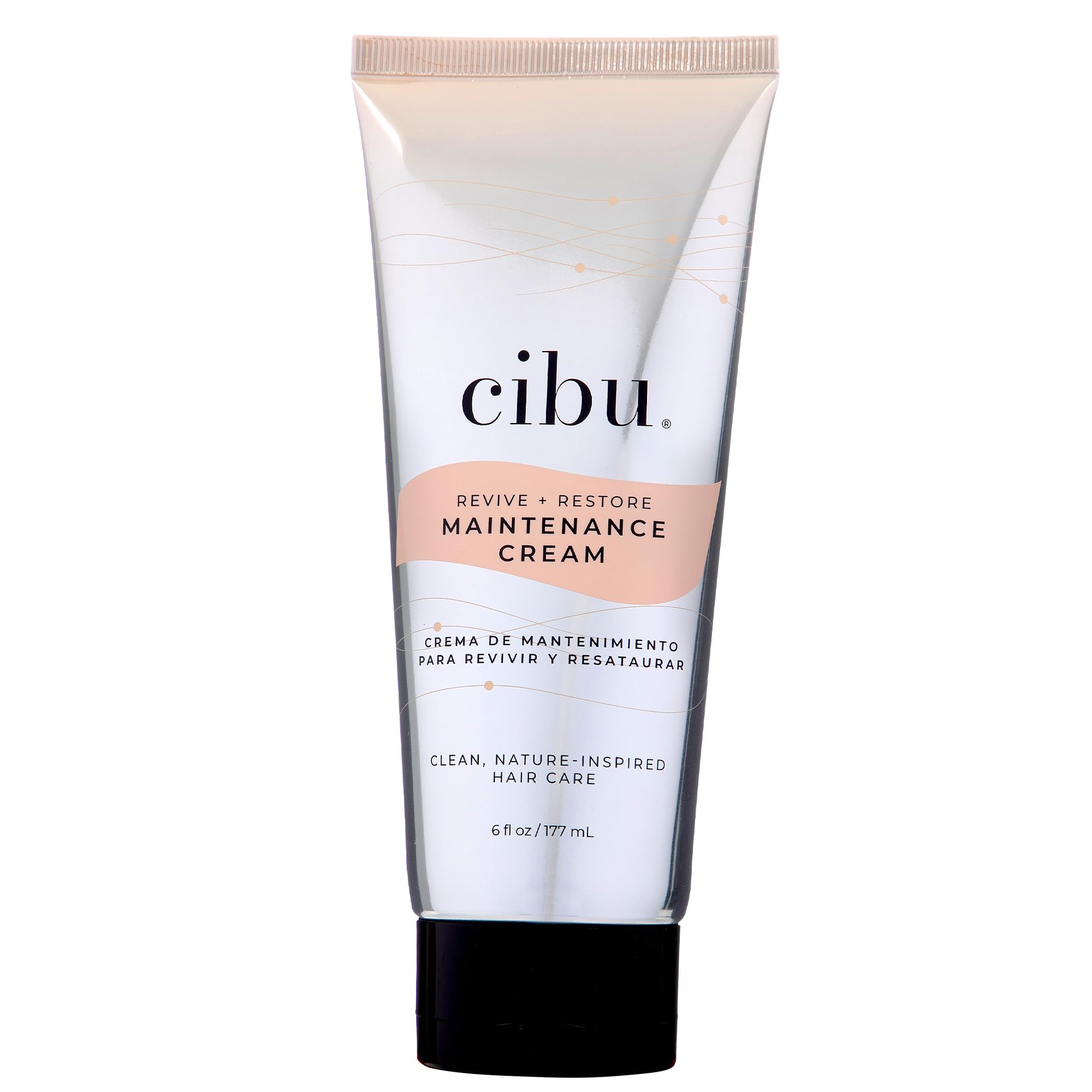 CIBU Revive and Restore Maintenance Cream | Heat Protectant for Hair with Oleic Acid, Linoleic Acid, Vitamin E & Vitamin K | Hea
