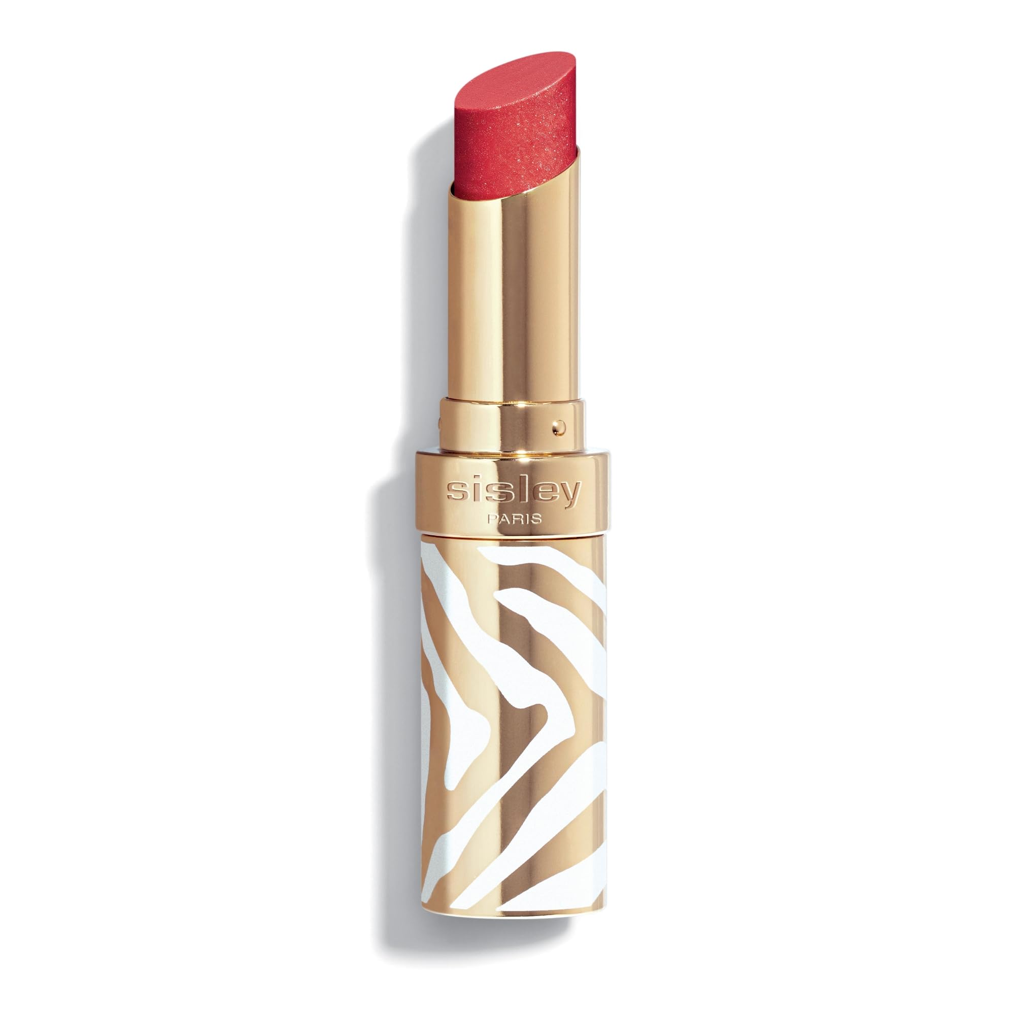 Sisley Paris Phyto-Rouge Shine, 30 Sheer Coral - Hydrating Shine Lipstick - Plumps & Smooths Lips - Sheer Color, Rich Texture, I