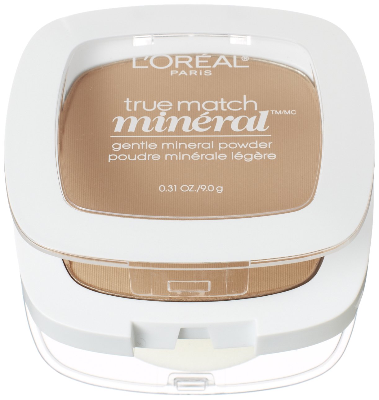 L'Oreal Paris True Match Mineral Pressed Powder, Buff Beige, 0.31 Ounce