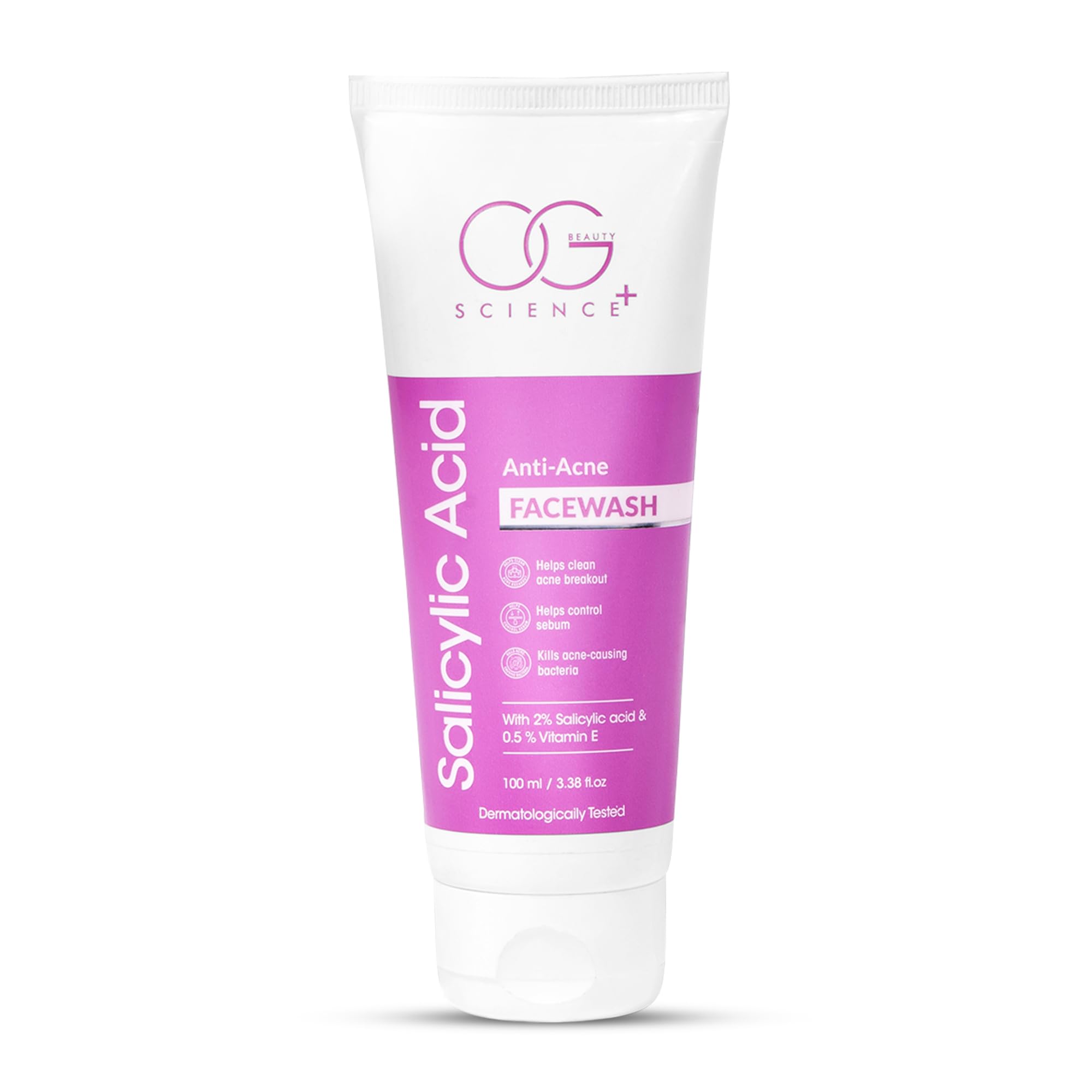 Og Beauty Science+ 2% Salicylic Acid Face Wash For Deep Pore Cleansing, Acne Prevention, And Skin Revitalization | Suitable For 