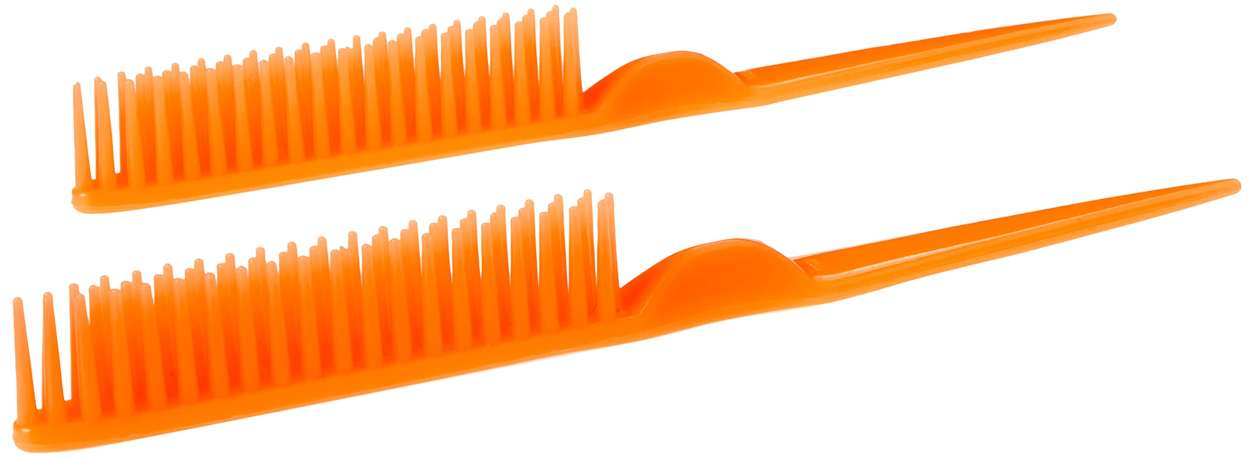 CocoBlack Naturals 3 Row Styling Comb For Detangling, Defining And Separating Curls (Orange)