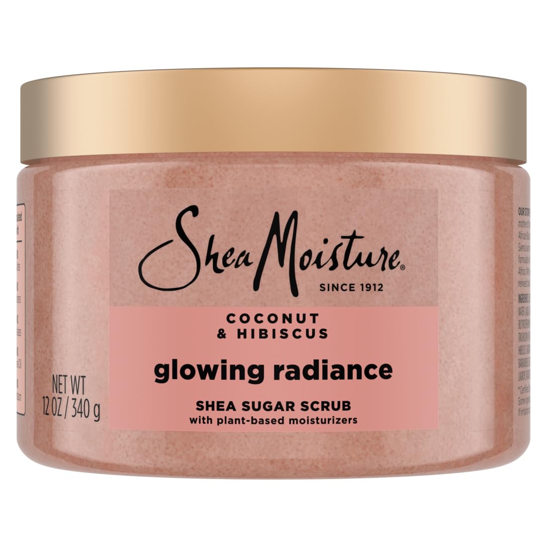 SheaMoisture Shea Sugar Body Scrub For Glowing Radiance Coconut Hibiscus Glowing Radiance Body Scrub With 24h Shea Moisture Nutr