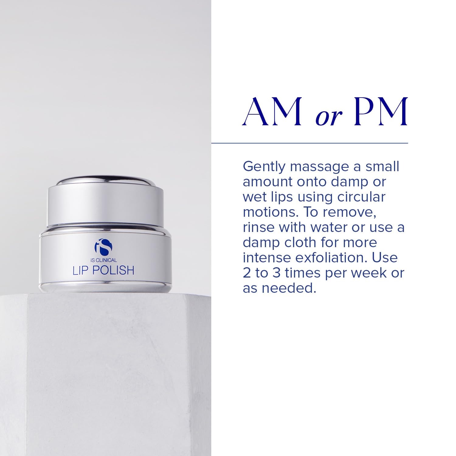 iS CLINICAL Lip Polish, Gentle Lip Scrub; Lip Exfoliator