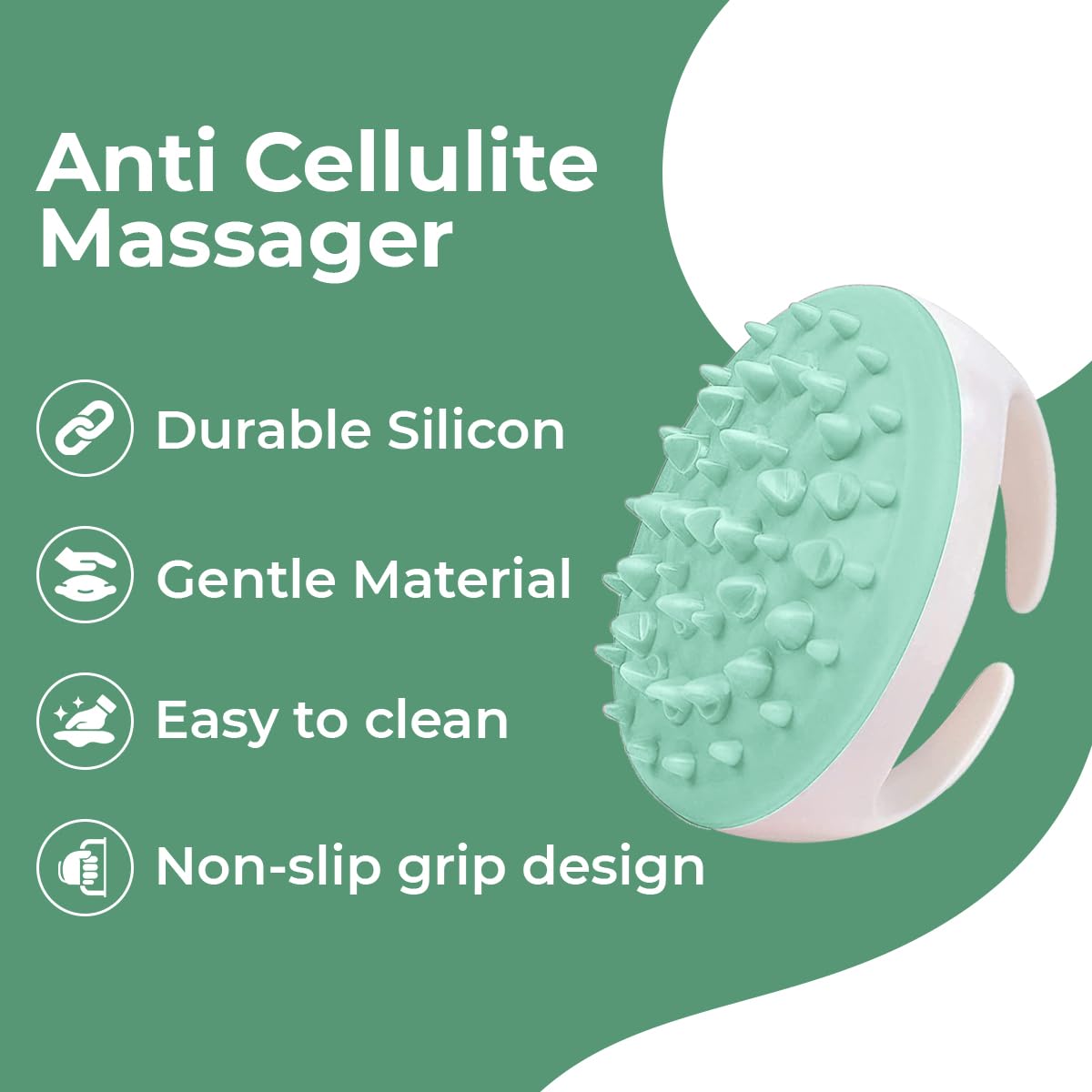 Avalon Care Anti Cellulite Massager Roller - Anticellulite Fascia Blaster for Cellulite Remover - Improves Blood Flow Use Cellul