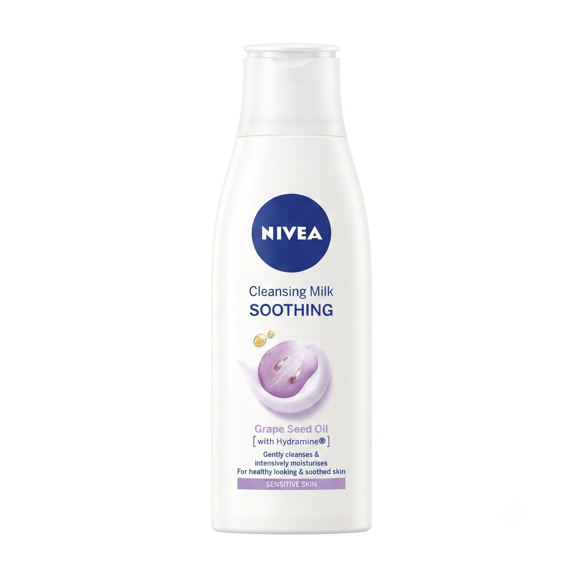 Nivea Soothing Cleansing Milk 200Ml | Gentle Face Cleanser & Makeup Remover For Sensitive Skin | FragranceFree Cleansing Lotion