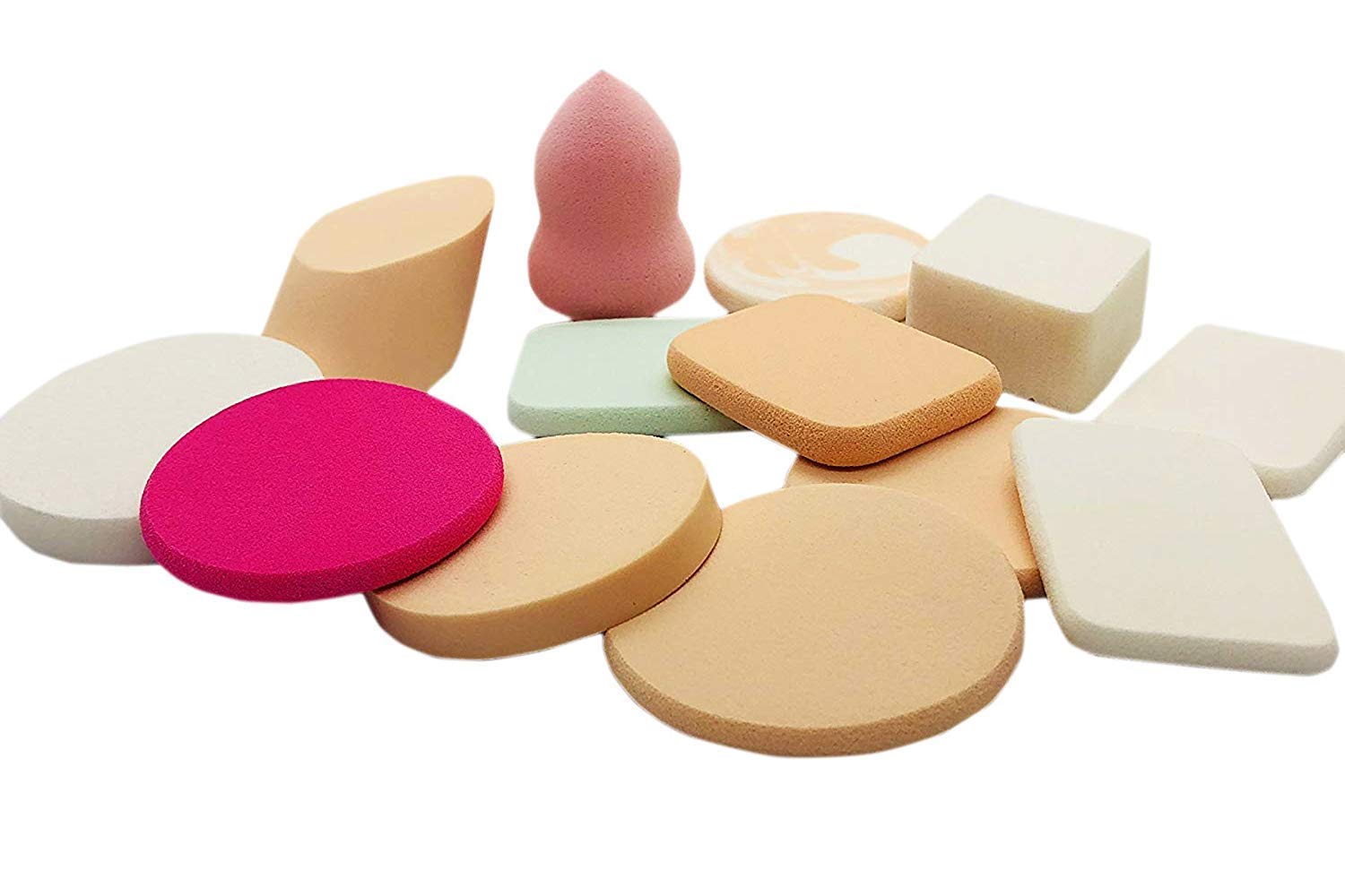 Kira Make Up Beauty Blender Sponge Puff For Powder, Concealer And Foundation Application (Color And Design As Per Availability) 