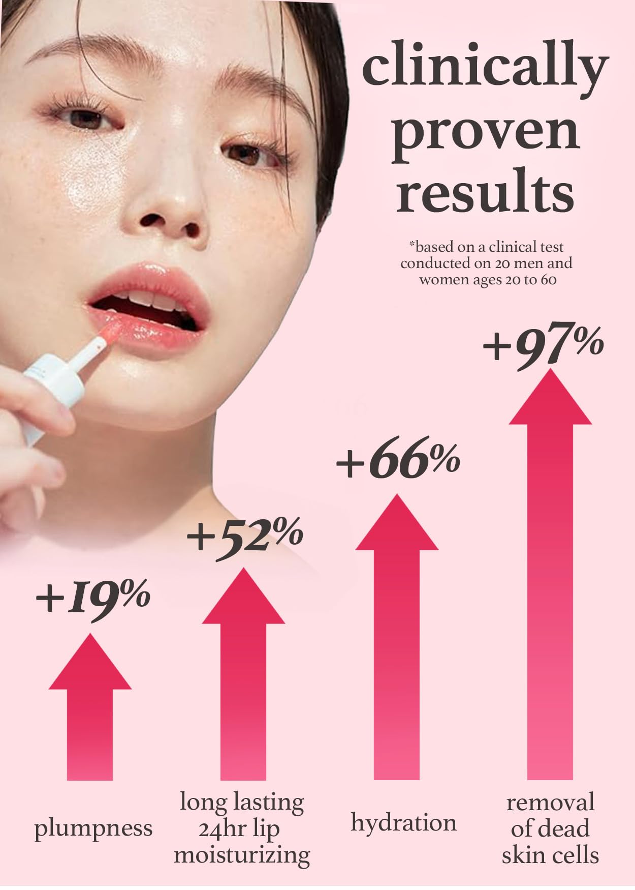NOONI Vegan Appleseed Lip Oil - Appleberry | Moisturizing, Plumping, Waterproof | 0.12 Fl Oz | Korean Tint, Valentine Gift