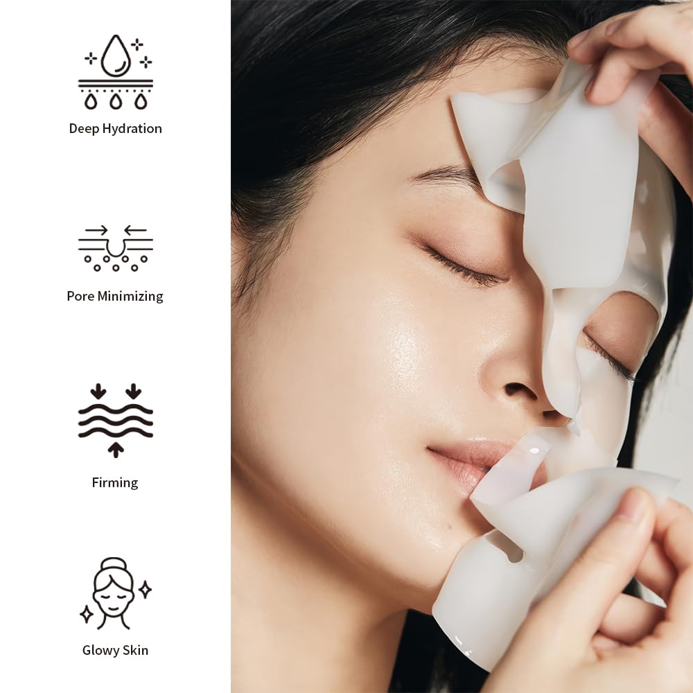 Muqian Rosemine Deep Collagen Anti-Wrinkle Lifting Overnight Mask Facial Sheet Masks With Low Molecular Weight Collagen For Lift