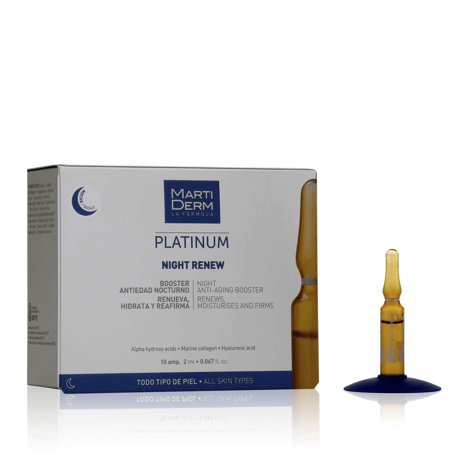 Platinum Night Renew Ampoules 10 X 2 Ml