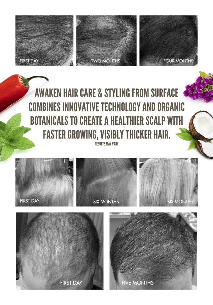 Surface Hair Awaken Mousse: Color Safe, Volumizing, Firm Hold Hair Mousse To Thicken Hair, Sulfate-Free, Paraben-Free, 8.8 Oz
