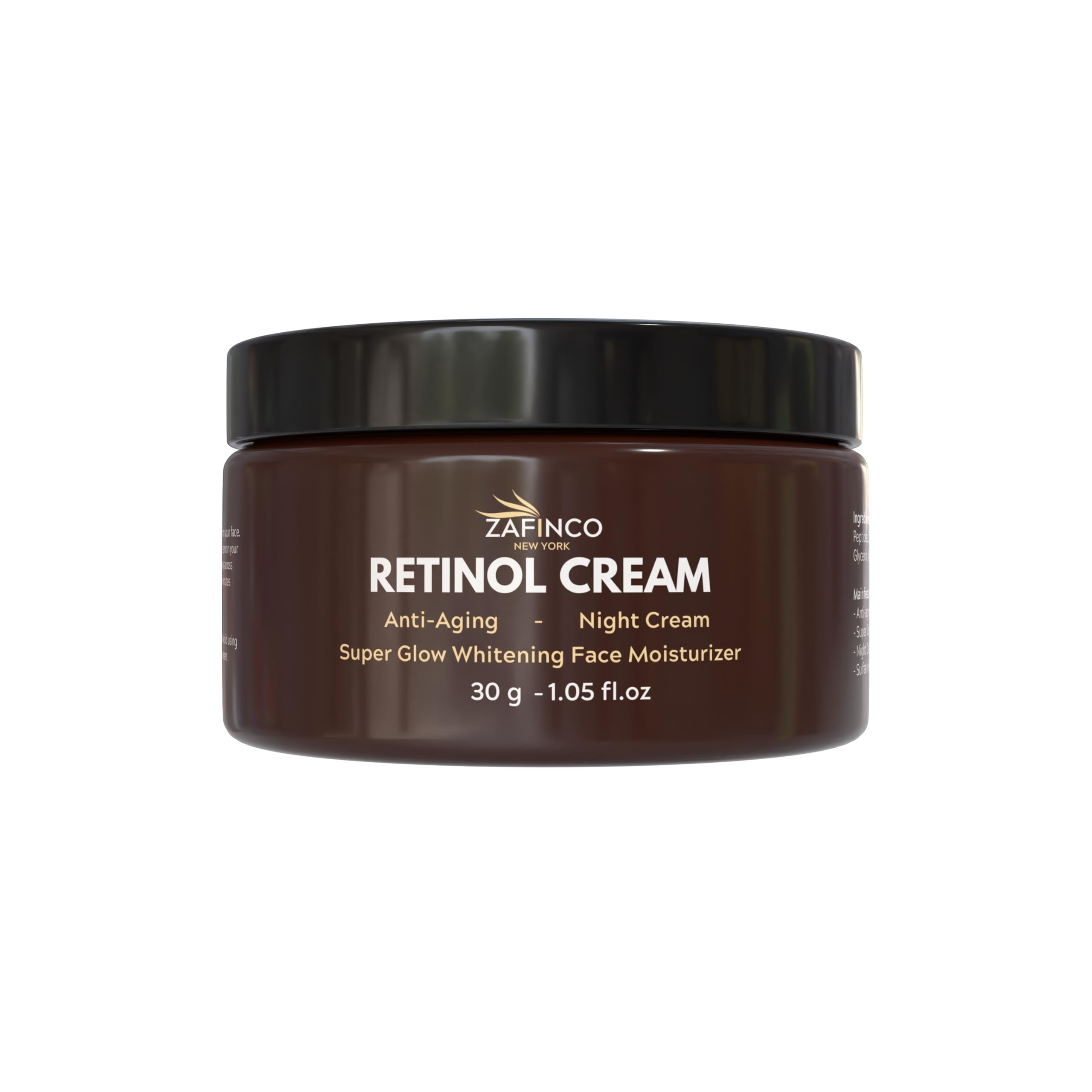 Retinol Face Moisturizer cream for EVERGREEN women with Niacinamide 20%, Anti Wrinkle & Anti aging Face Cream for Night, Clinica