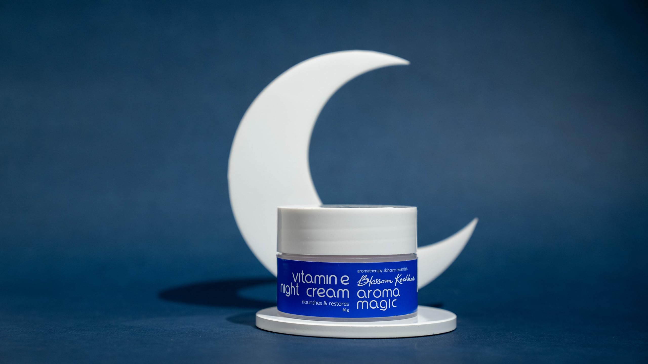 Aroma Magic Vitamin E Night Face Cream | Anti Aging Facial Moisturizer | Overnight Nourishing & Restorative Cream | for Healthy