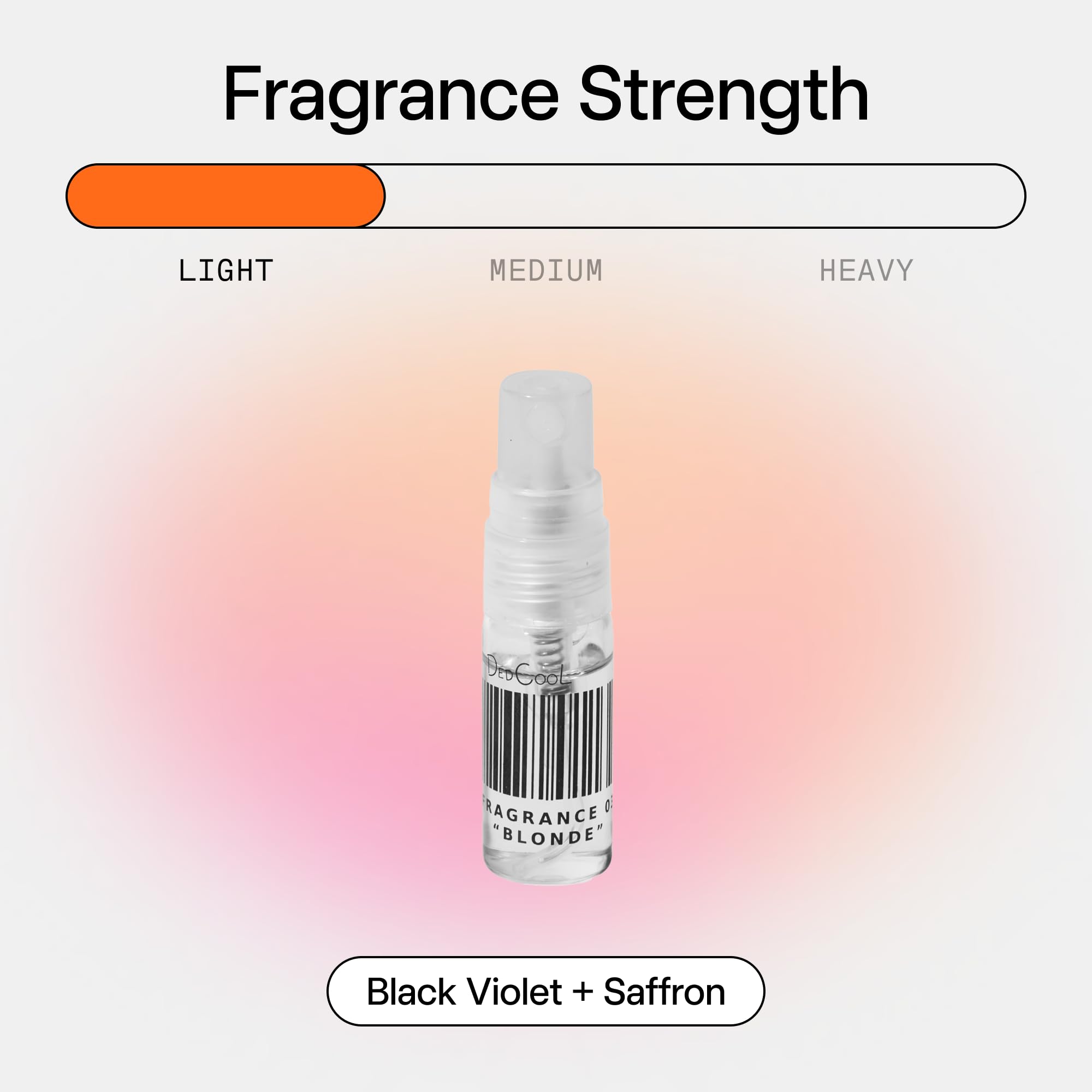Dedcool - Genderless + Vegan Eau De Parfum Sample | Clean, Non-Toxic Fragrance For All (Fragrance 03 ''Blonde 3 Ml), 0.10 Fl Oz