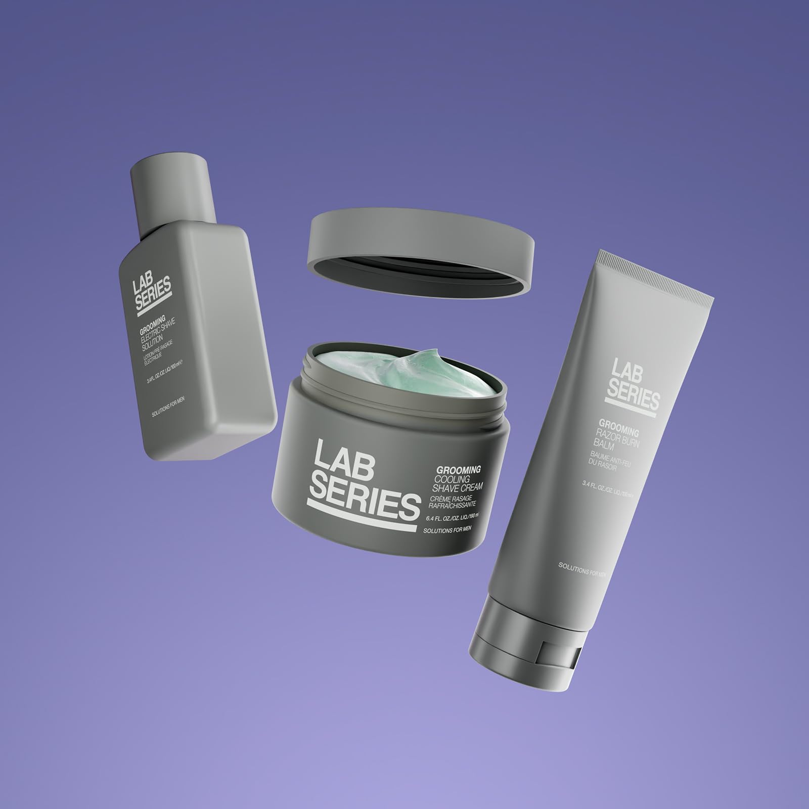 Lab Series Men's Grooming Effortless Pre-Electric Shave Solution - Cools & Refreshes Skin, 3.4 Fl Oz