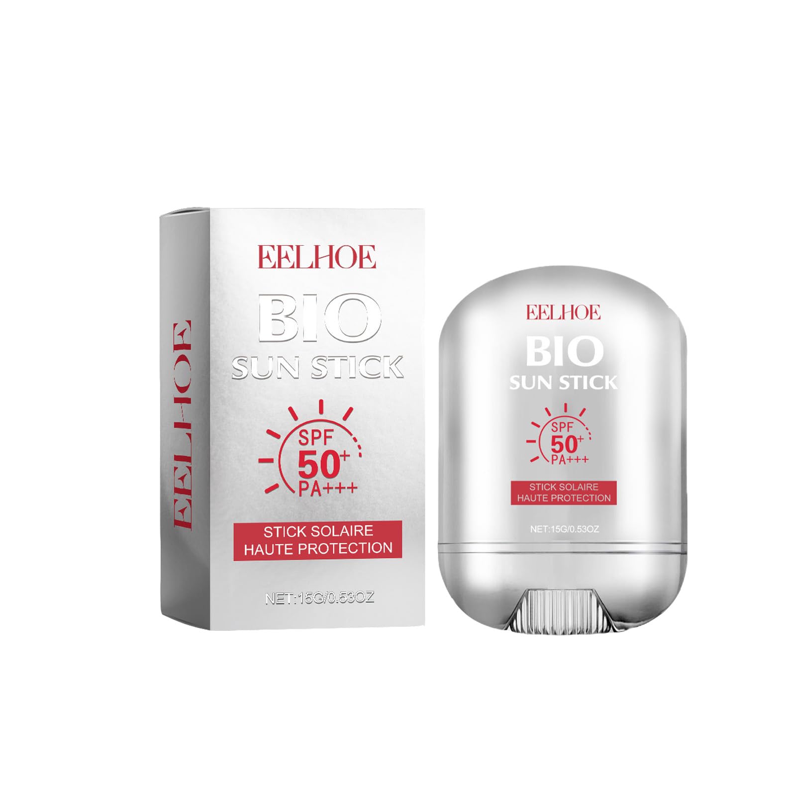 Bio Sun Stick,Face And Body Professional Sunscreen Stick,Enriched With Vitamin C Strong Sunscreen Keep Skin Moisture,Reduce Redn