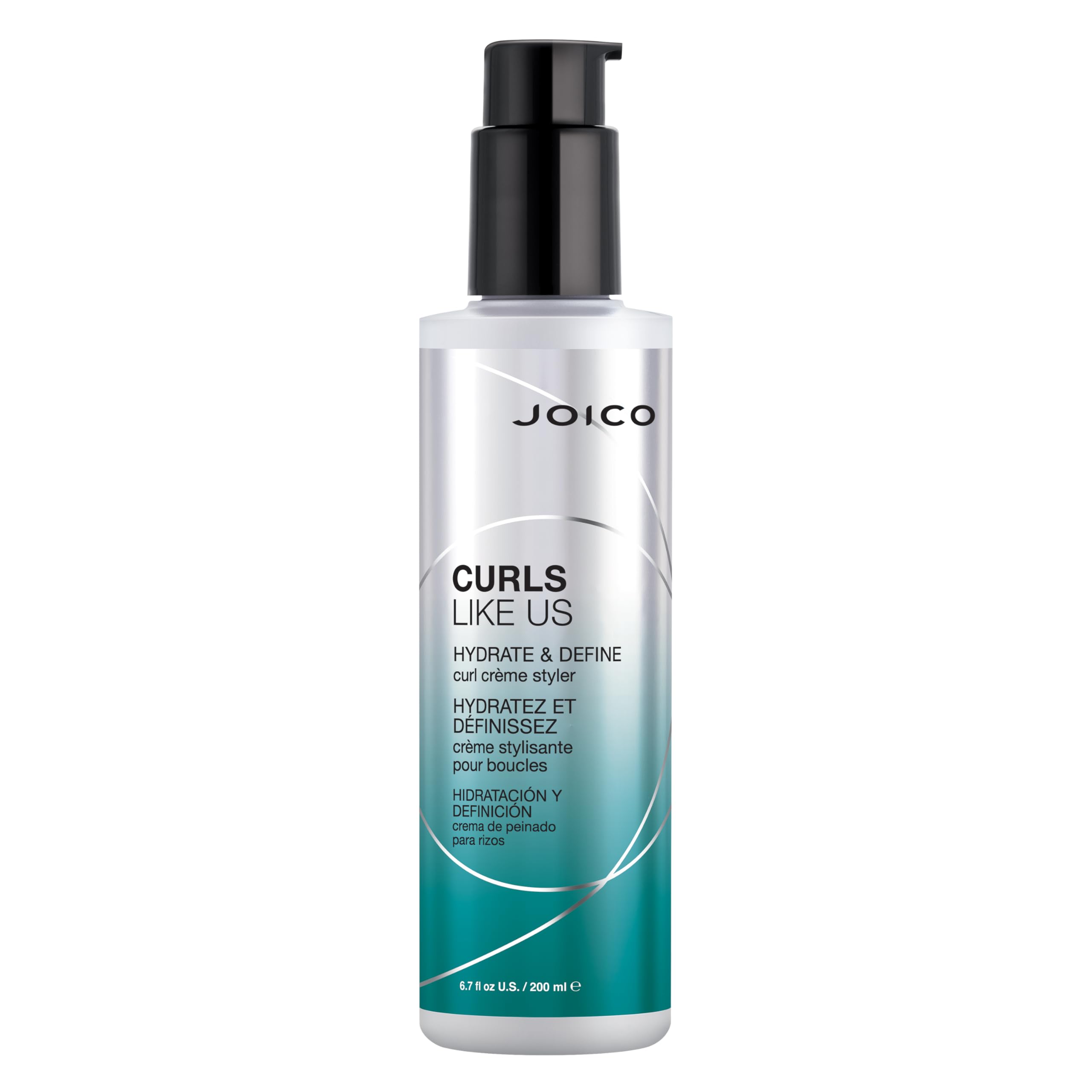 Joico Curls Like Us Hydrate & Define Curl Crme Styler | For Curly Hair | Reduce Frizz & Breakage | Define Textures | Thermal Pro