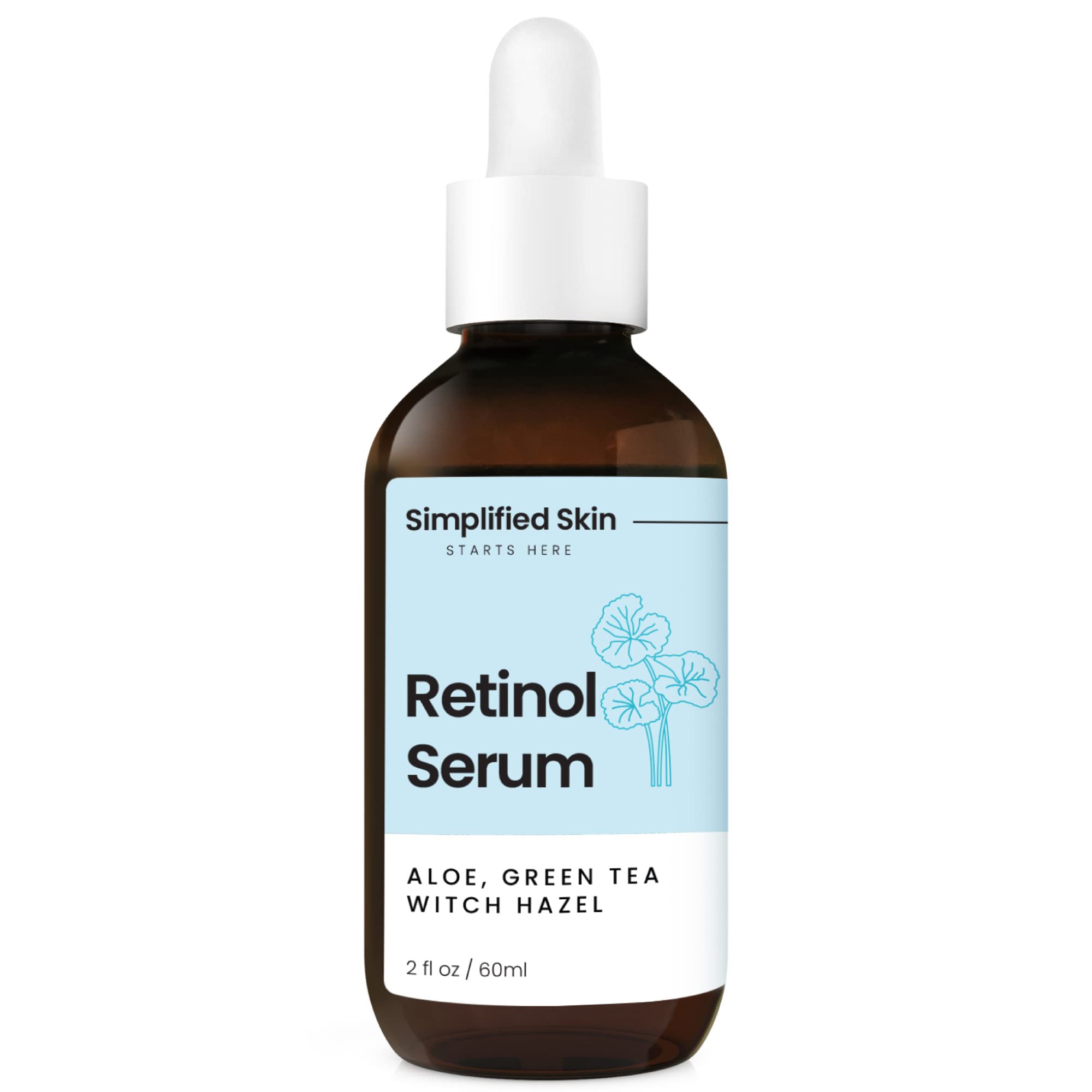 Retinol Serum for Face - Anti Aging Retinol with Hyaluronic Acid Face Serum for Acne Marks and Skin Texture Smoothing Fine Lines