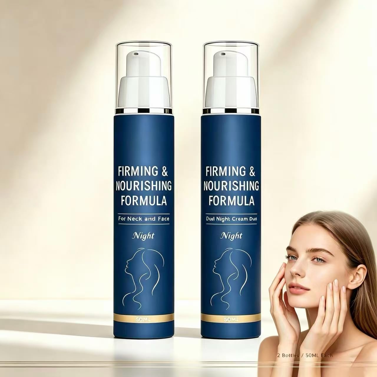 BIKCITV Chelsea Laboratory Firm & Restore Formula Night Cream for Face and Neck, Firming & Nourishing Formula Night Cream for Sm