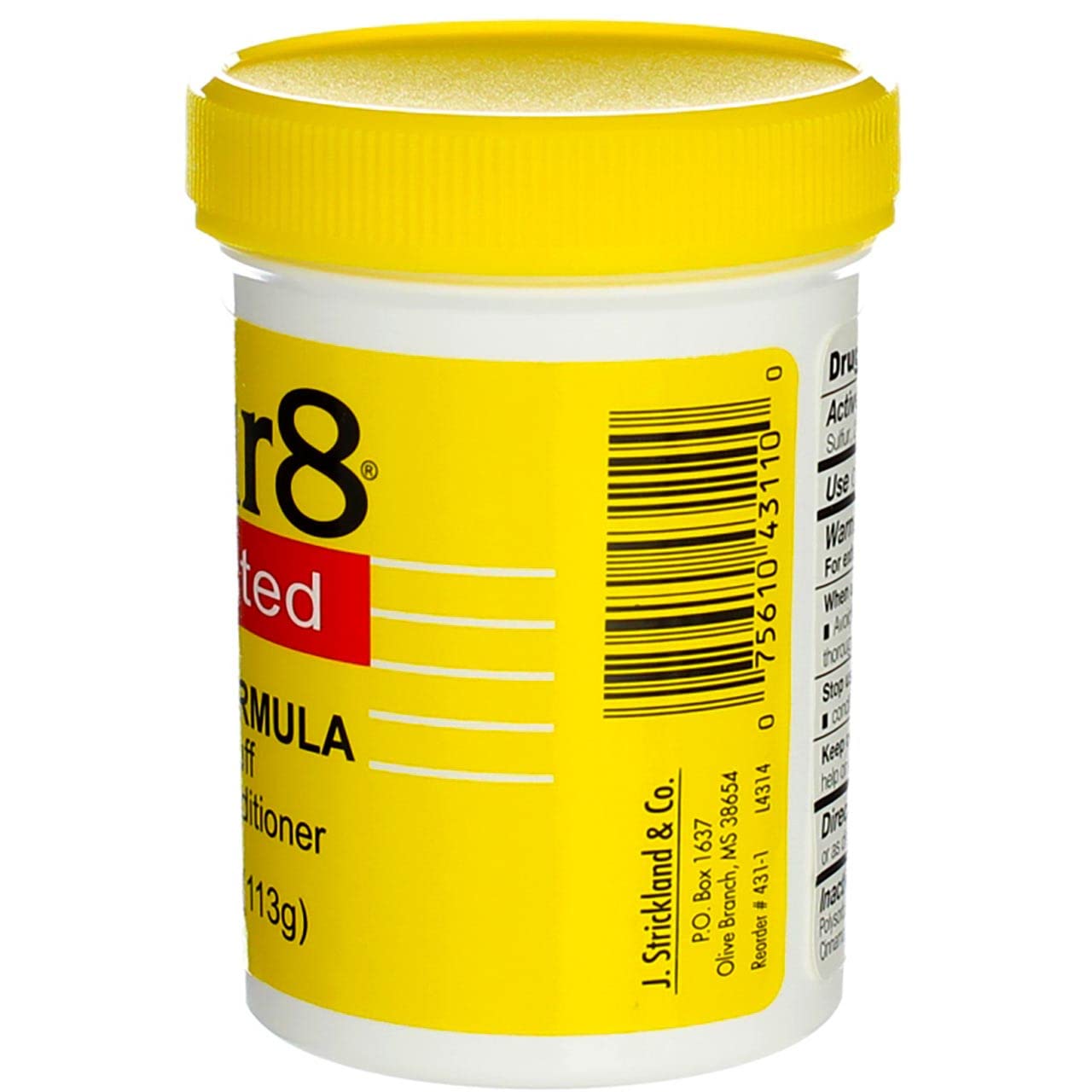 Sulfur-8 Anti-Dandruff Hair & Scalp Conditioner Original 4 Ounce (118ml) (Pack of 3)