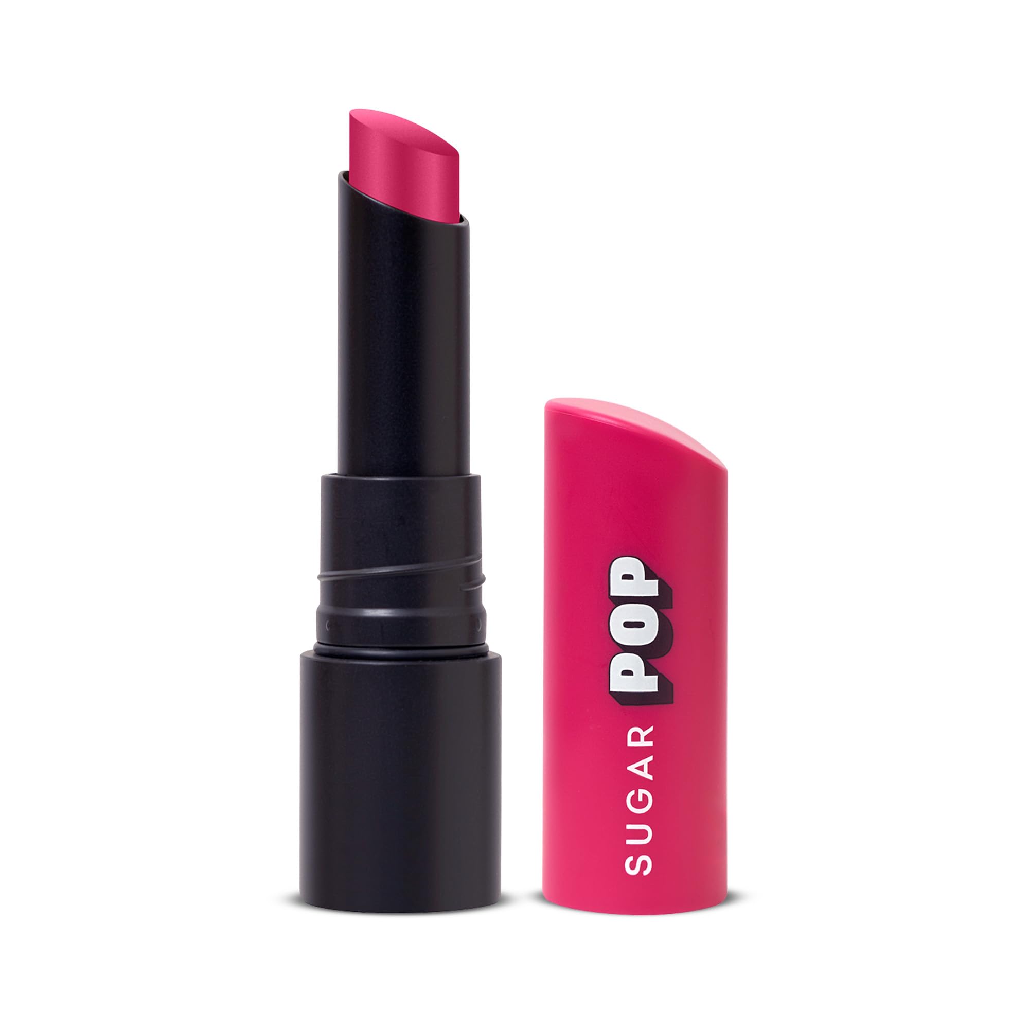 Sugar Pop Ultrastay Transferpoof Matte Lipstick With Vitamin E | Smooth Glide | Waterproof | Longlasting | 4Gm - 13 Fuchsia Flin