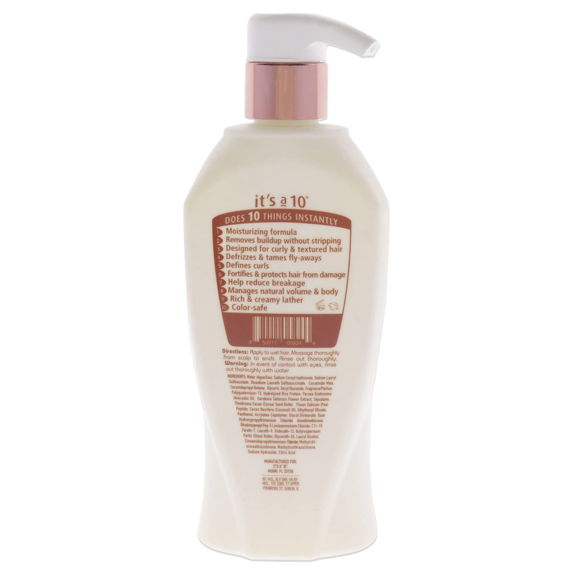 It 'S A 10 Haircare Miracle Coily Hydrating Shampoo, 10 Oz.