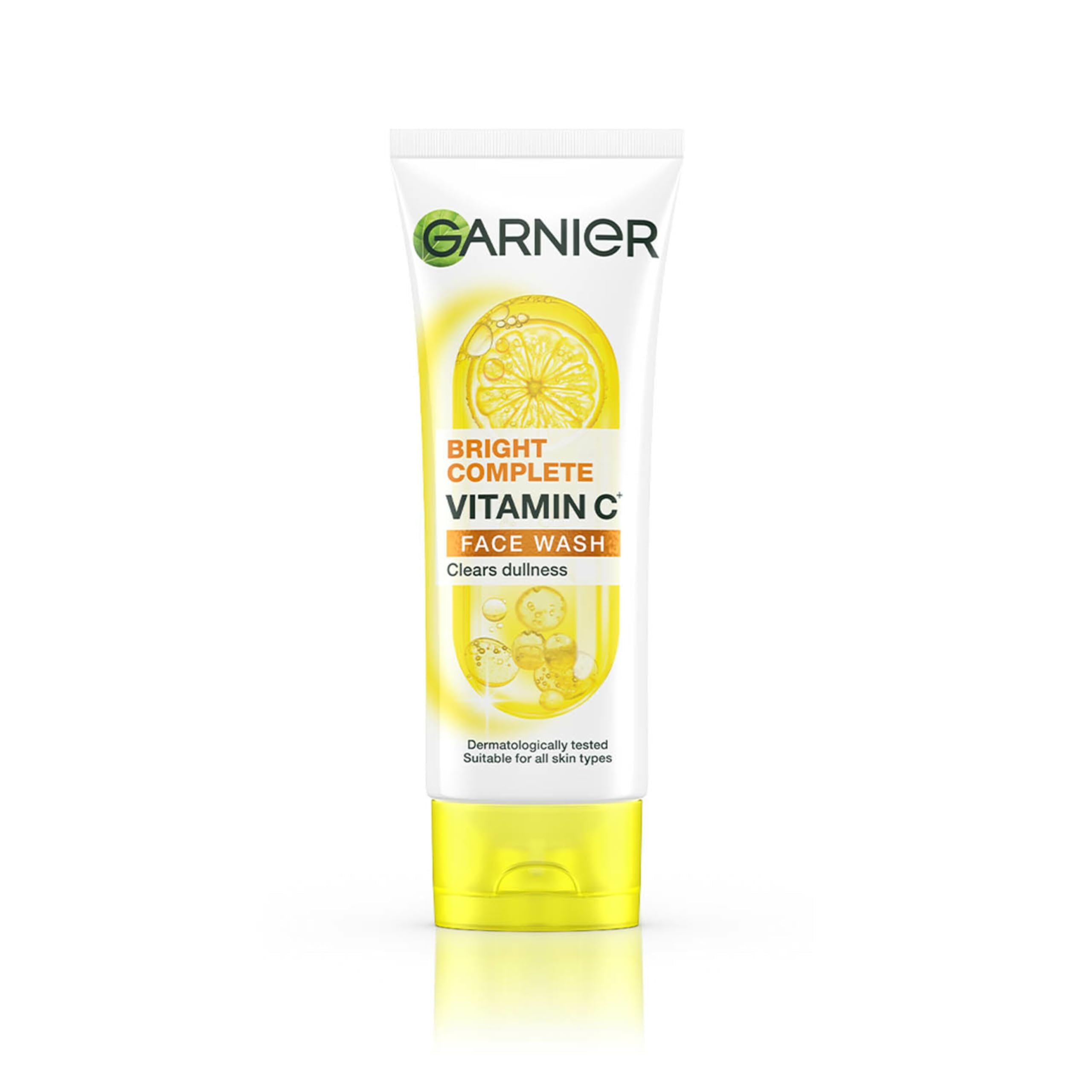 Garnier Bright Complete Lemon VitaminC Face Wash 50G (Pack Of3) 150G