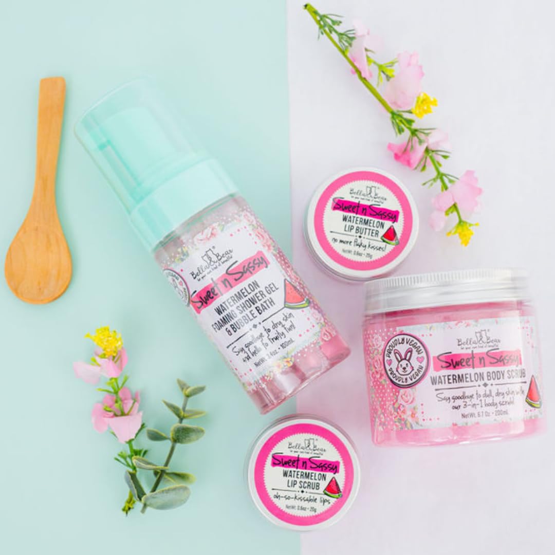 Bella & Bear Sweet 'n' Sassy Vegan Watermelon Lip Butter, 0.6 oz