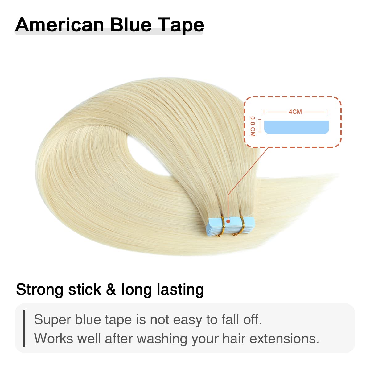 Suyya Tape In Hair Extensions Human Hair Platinum Blonde 14 Inch 40G/Pack 20Pcs Straight Seamless Skin Weft Tape In Real Human H