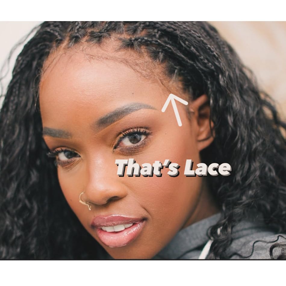 Flowerseason Boho Box Braids Wig Full Lace Braided Wig Human Hair Square Parted Knotless Pre Pluched With Baby Hair Braided Wigs