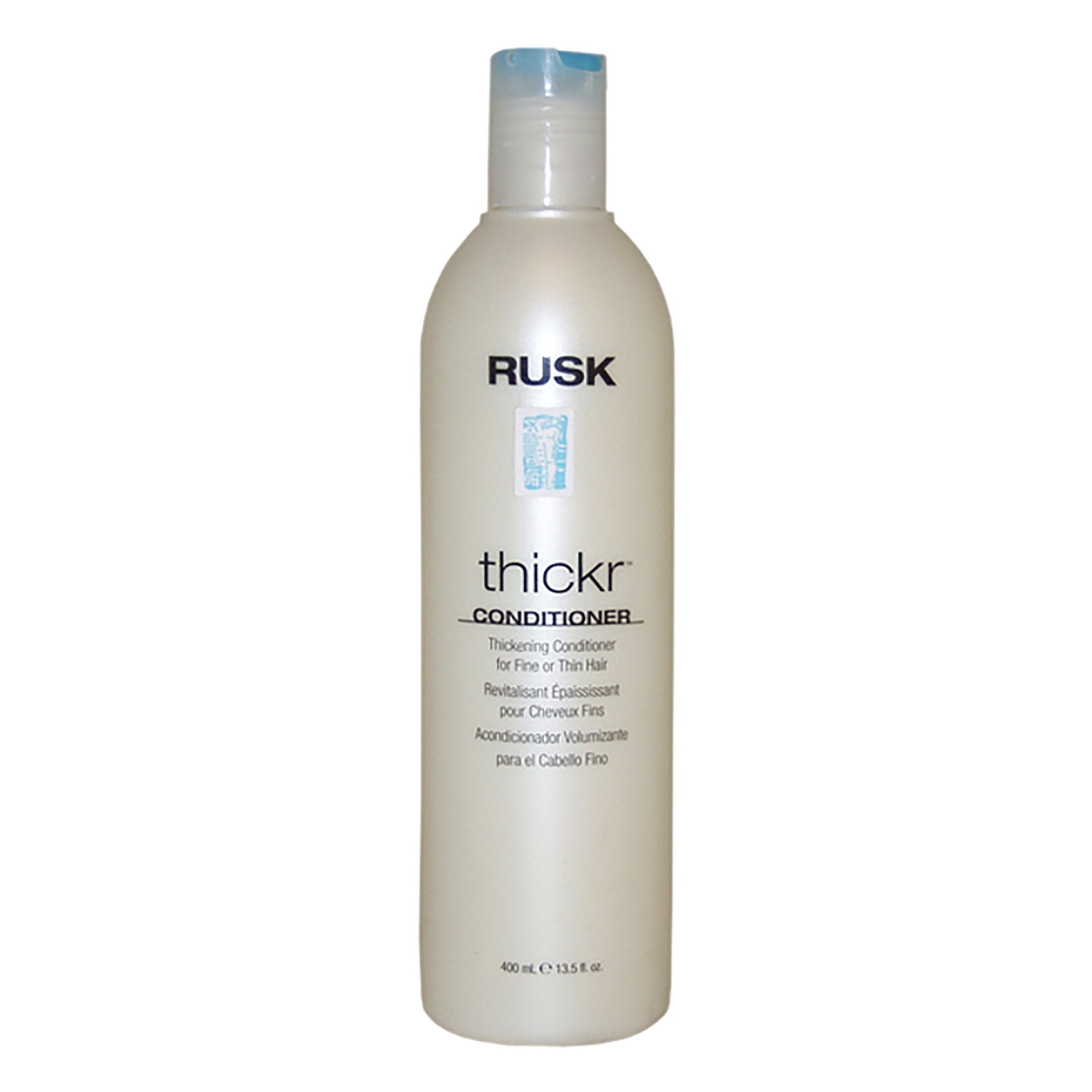 Rusk Designer Collection Thicker Thickening Conditioner For Fine Or Thin Hair, 13.5 Oz, Daily-Use Thickening Conditioner That St