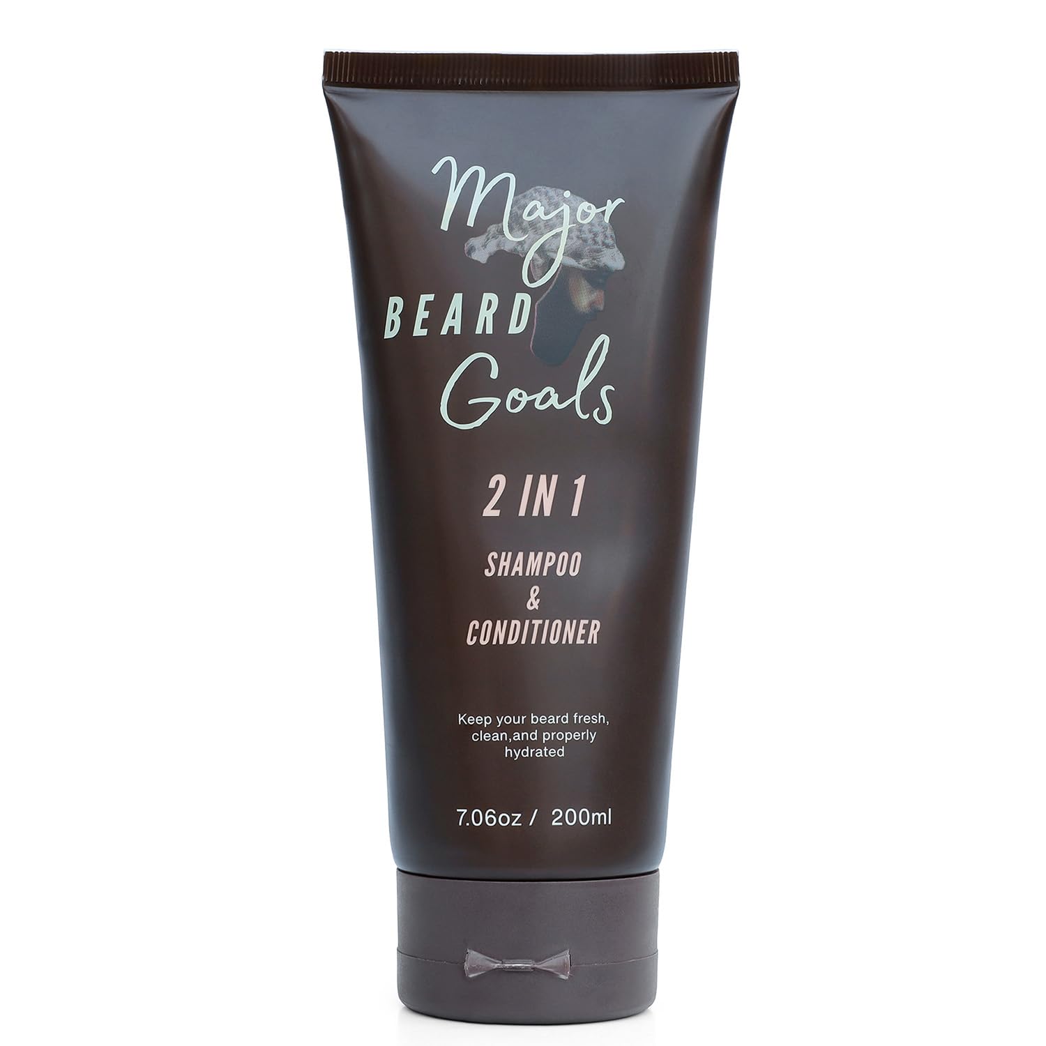 Major Beard Goals: 2in1 Beard Wash & Conditioner for Men  Gentle Mens Shampoo for Beard Care & Growth, Softens, Soothes, Hydr