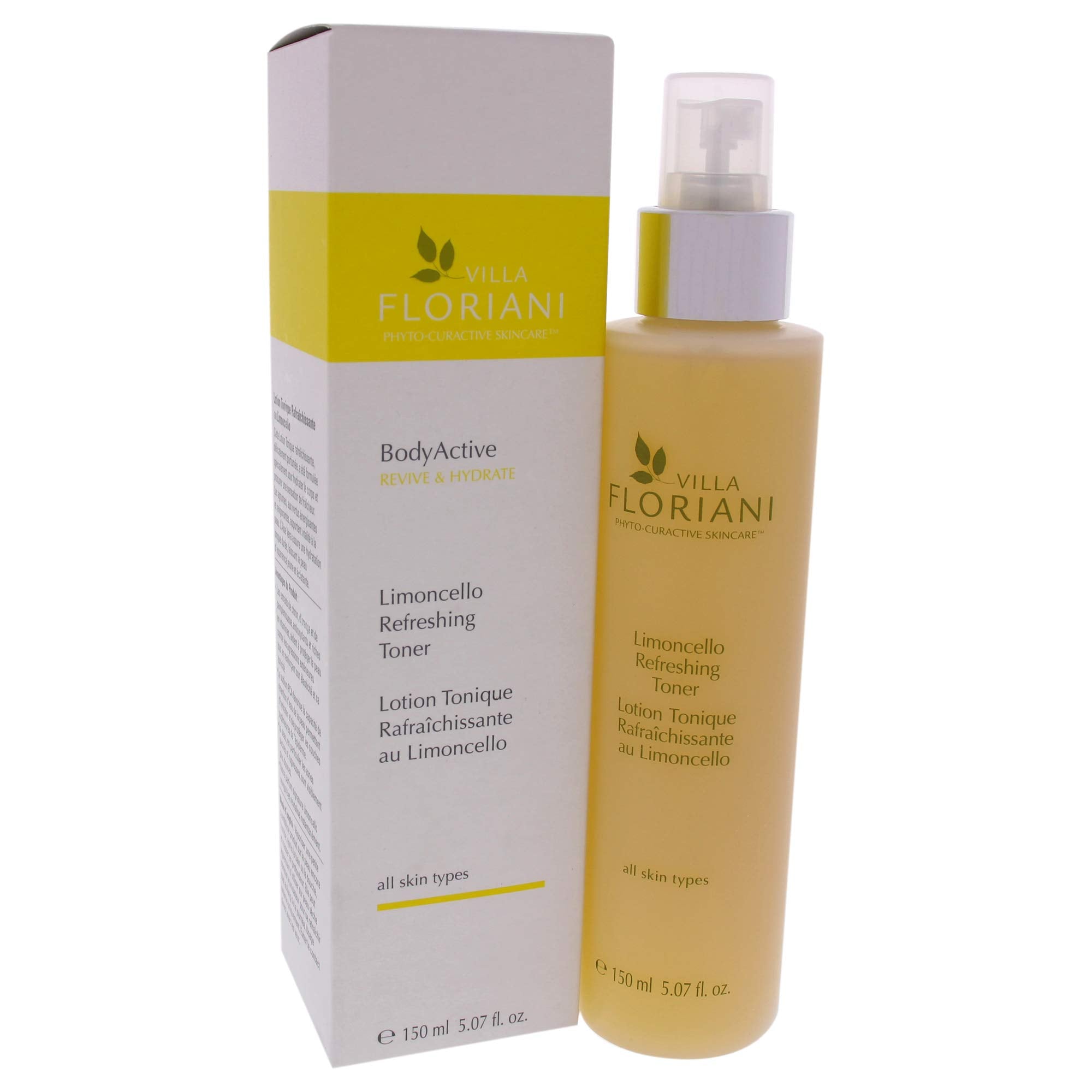 Villa Floriani Refreshing Toner - Limoncello Women Toner 5.07 Oz