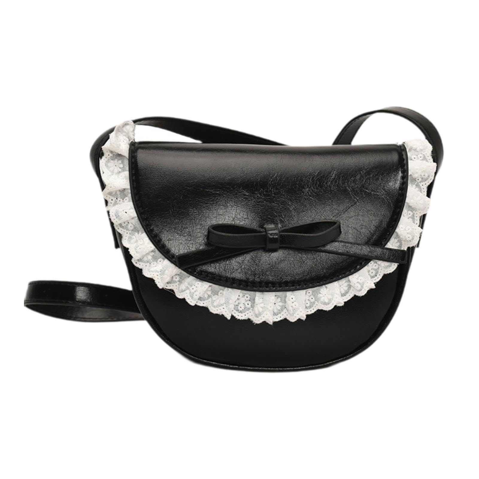 Ujeavette Women Shoulder Bag Stylish Portable Satchel Handbag For Summer Working Party Black