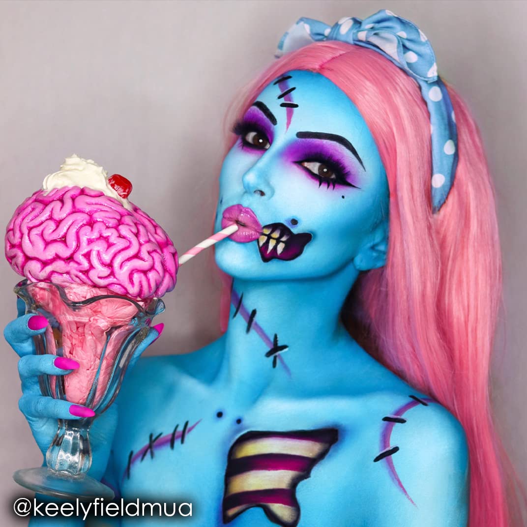 Mehron Makeup Paradise Makeup Aq Face & Body Paint | Pro Size | Face & Body Painting, Special Fx, Cosplay | Water Activated Face