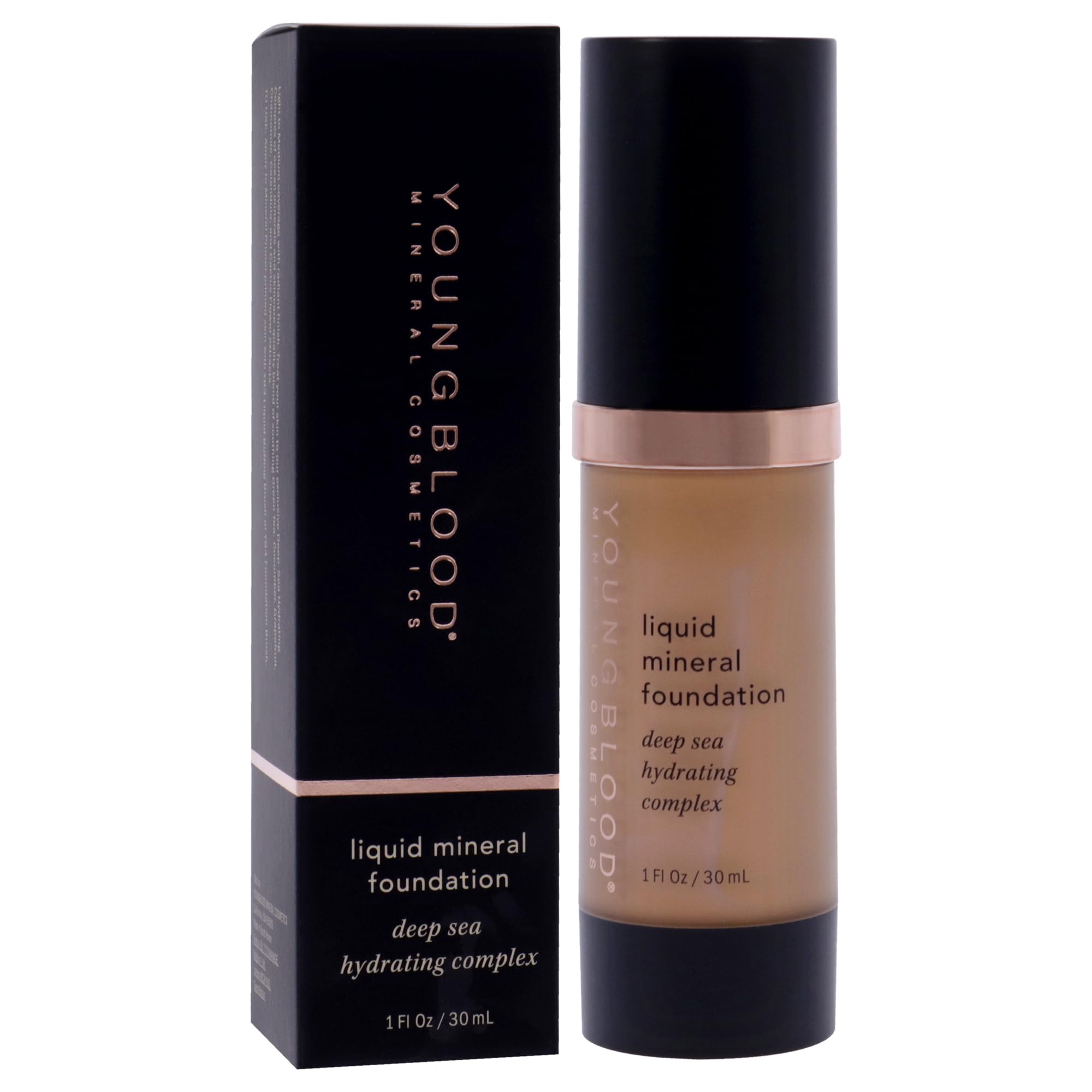 Liquid Mineral Foundation - Nutmeg by Youngblood for Women - 1 oz Foundation