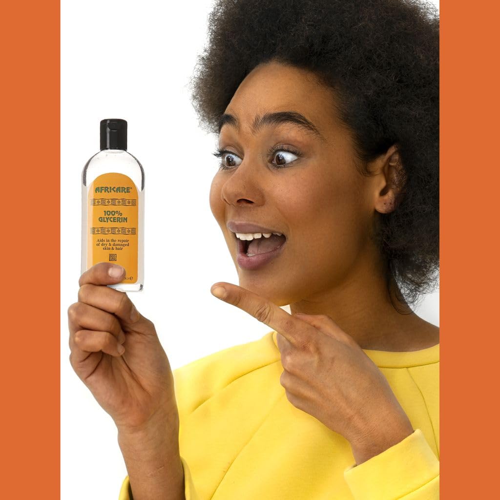 Cococare Africare 100% Glycerin 8.5 Oz - 100% Pure Organic Glycerin for Skin and Hair