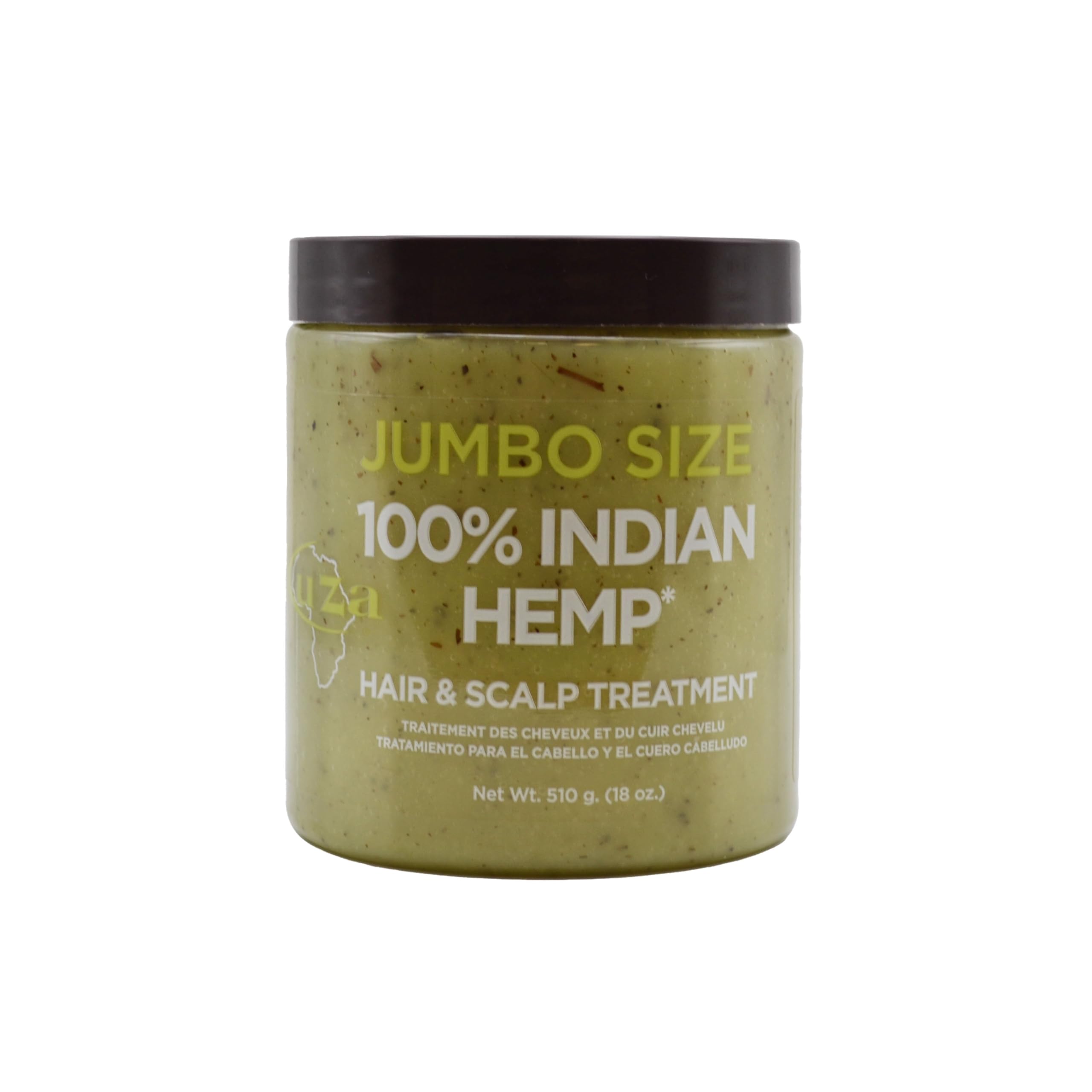 Kuza Indian Hemp Jumbo Hair & Scalp Treatment 18 Oz. - Smooth, Soften & Moisturize
