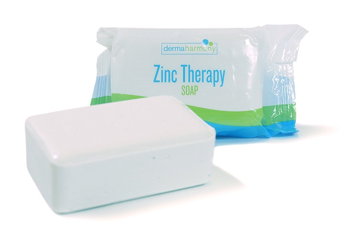 Dermaharmony Pyrithione Zinc (Znp) Therapy Soap 4 Oz Bars - 3 Pack - For Seborrhea And Dandruff