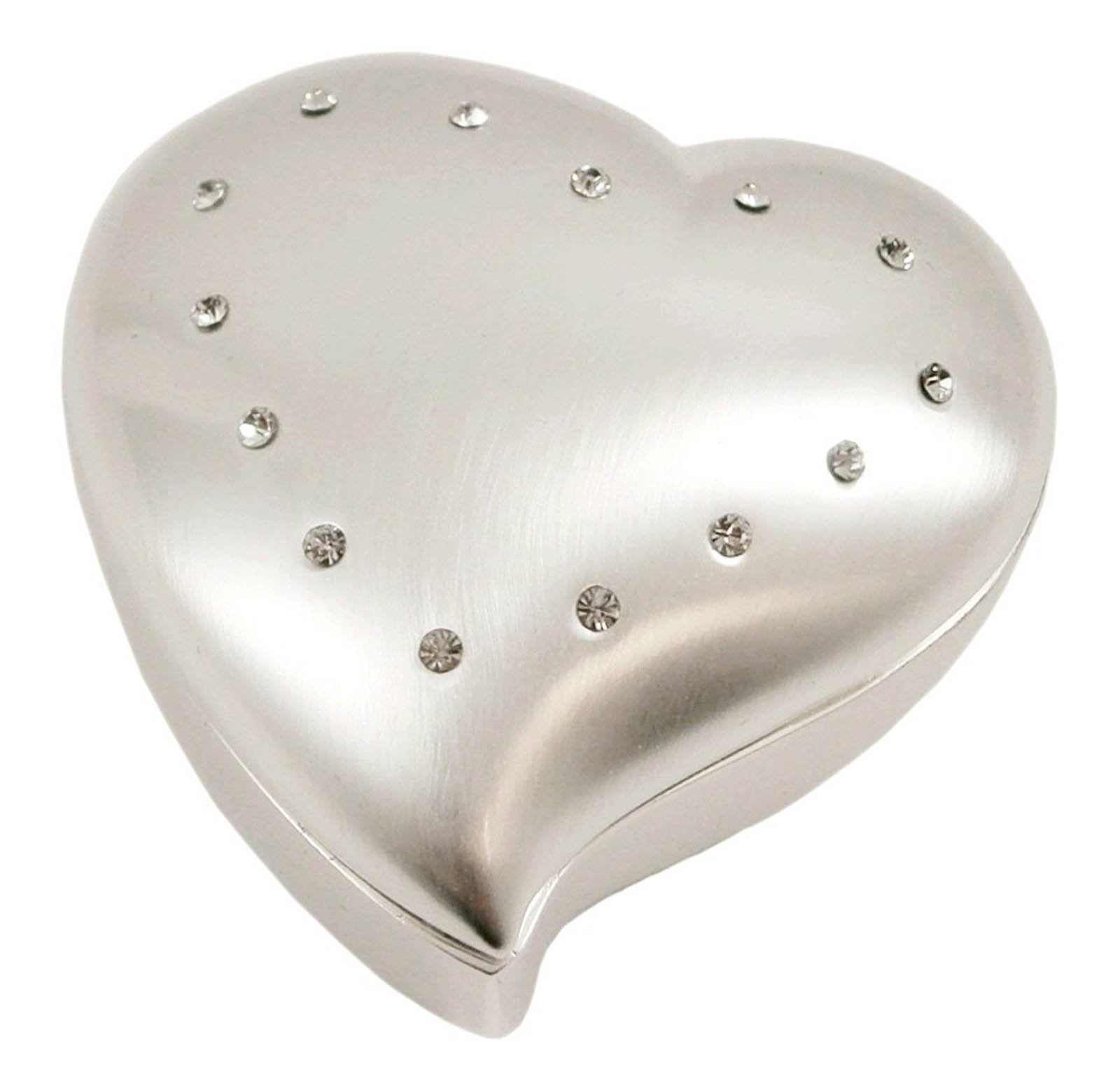 1home Free Form Heart Box with Crystals