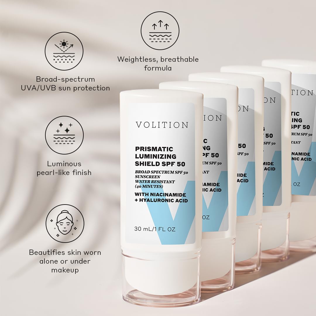 Prismatic Luminizing Mineral Shield SPF 50 with Niacinamide + Hyaluronic Acid
