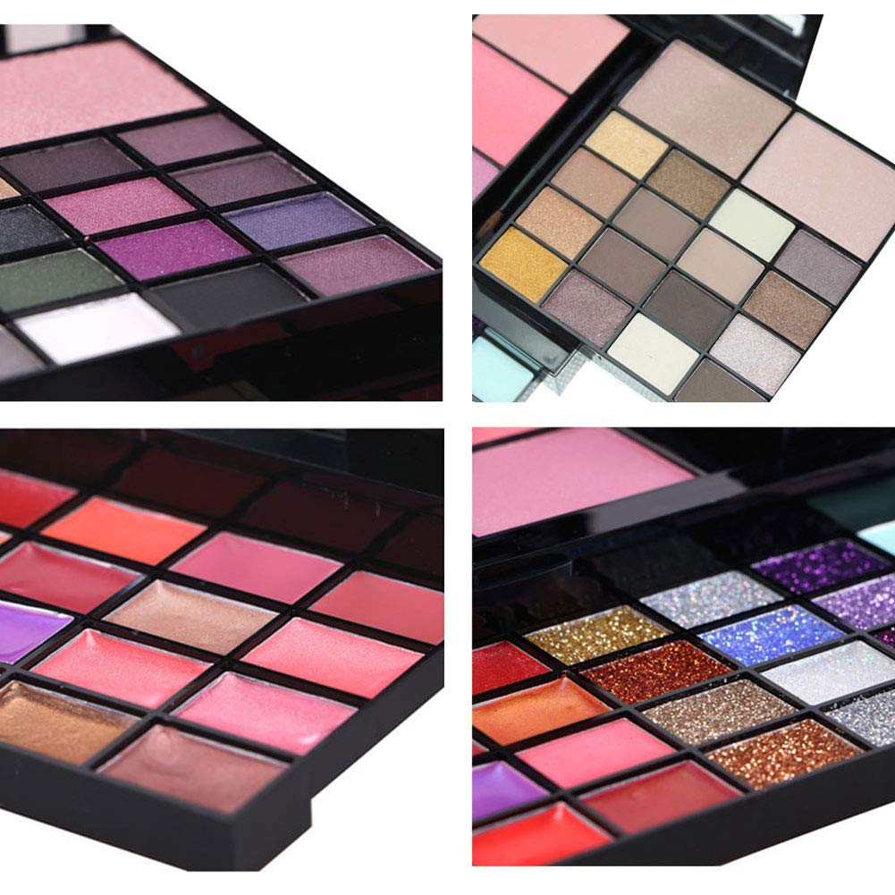 Makeup Kit For Women Full Kit Including 36 Eyeshadow Makeup,16 Lip Gloss,12 Glitter Cream, 4 Concealer, 3 Blusher,1 Bronzer, 2 H