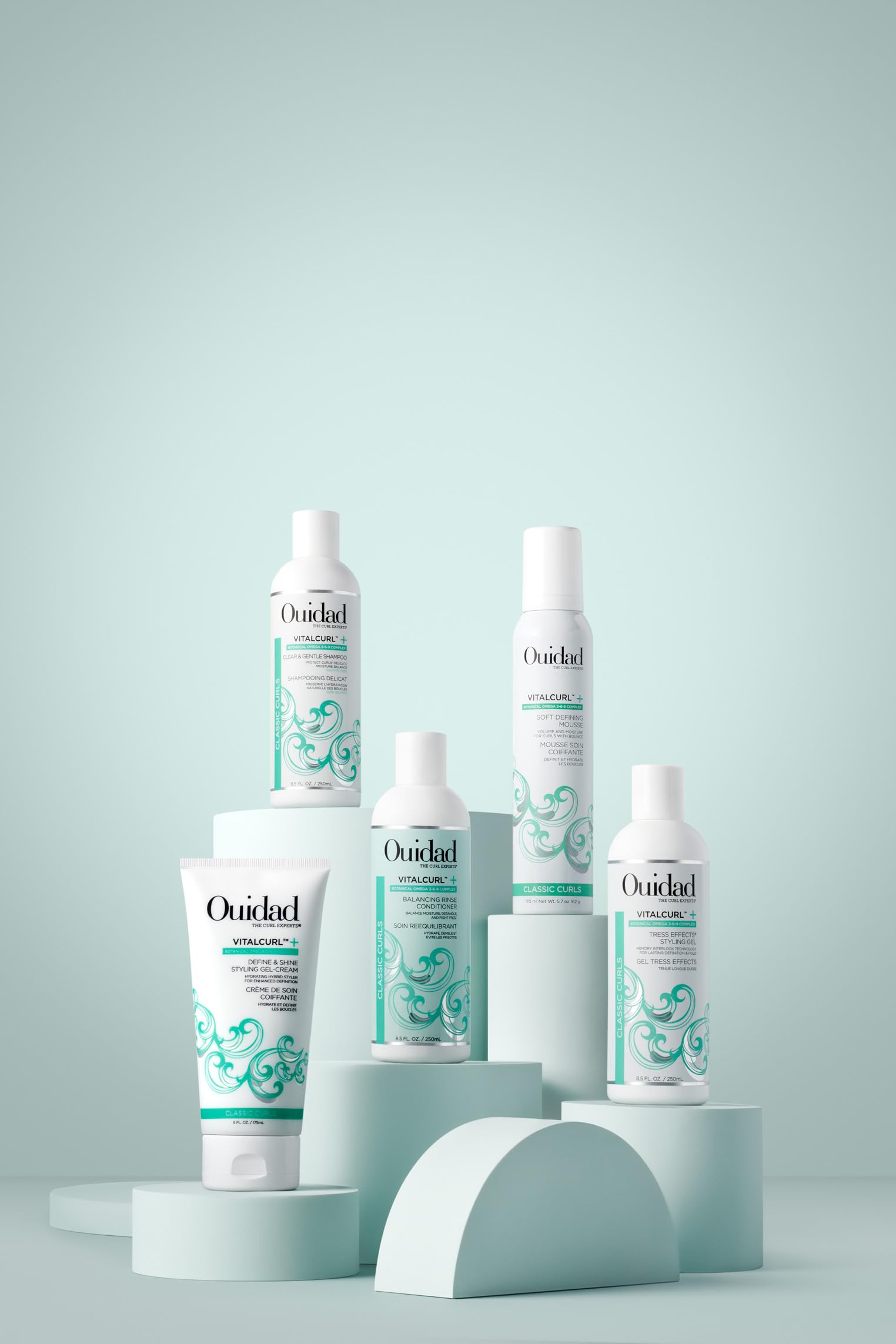 Ouidad Vitalcurl+ Soft Defining Mousse, 5.7 Oz.