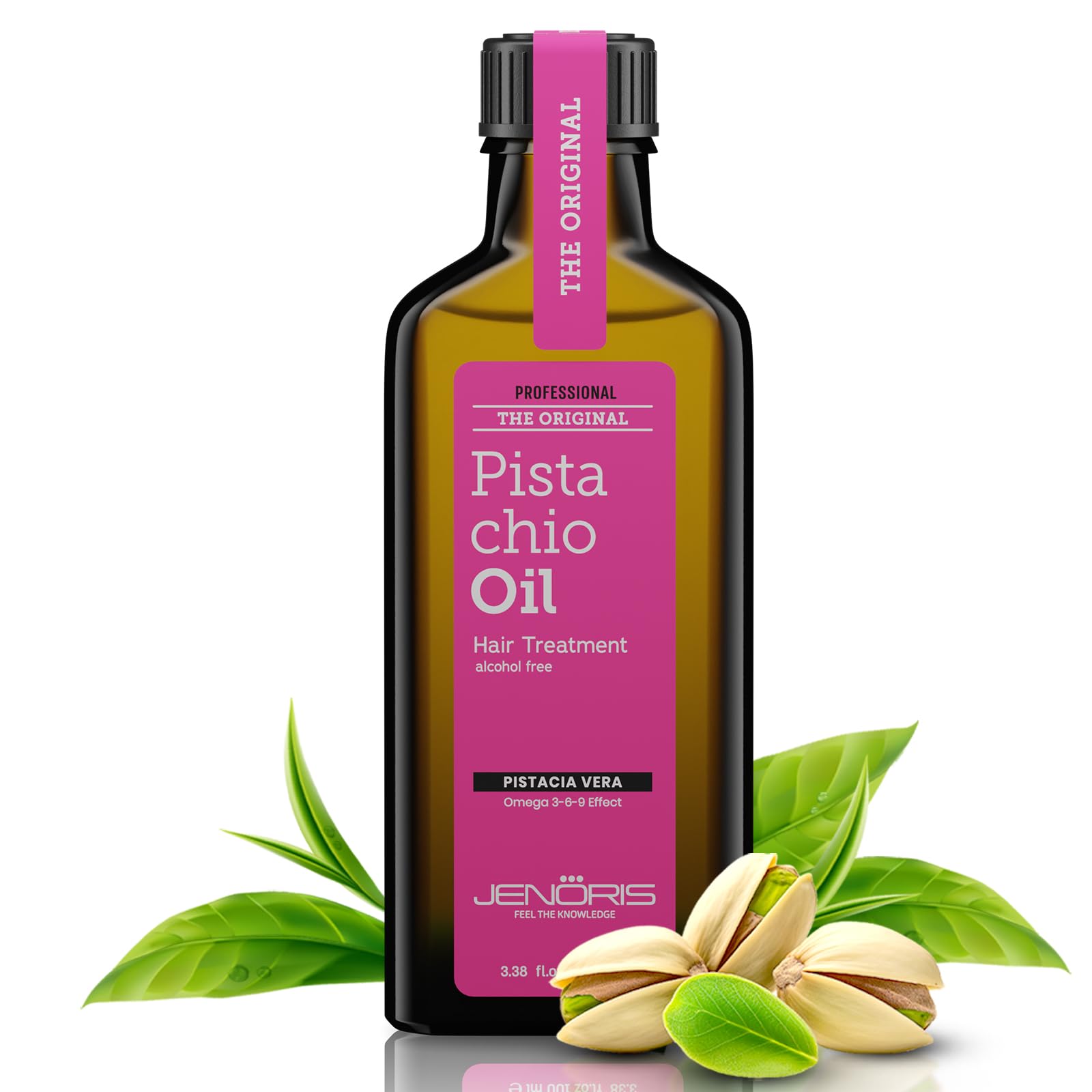 Jenoris Pistachio Oil Hair Treatment Best Hair-Care Products For Women And Men. Add A Touch Of Luxury To Your Hair-Care Routine