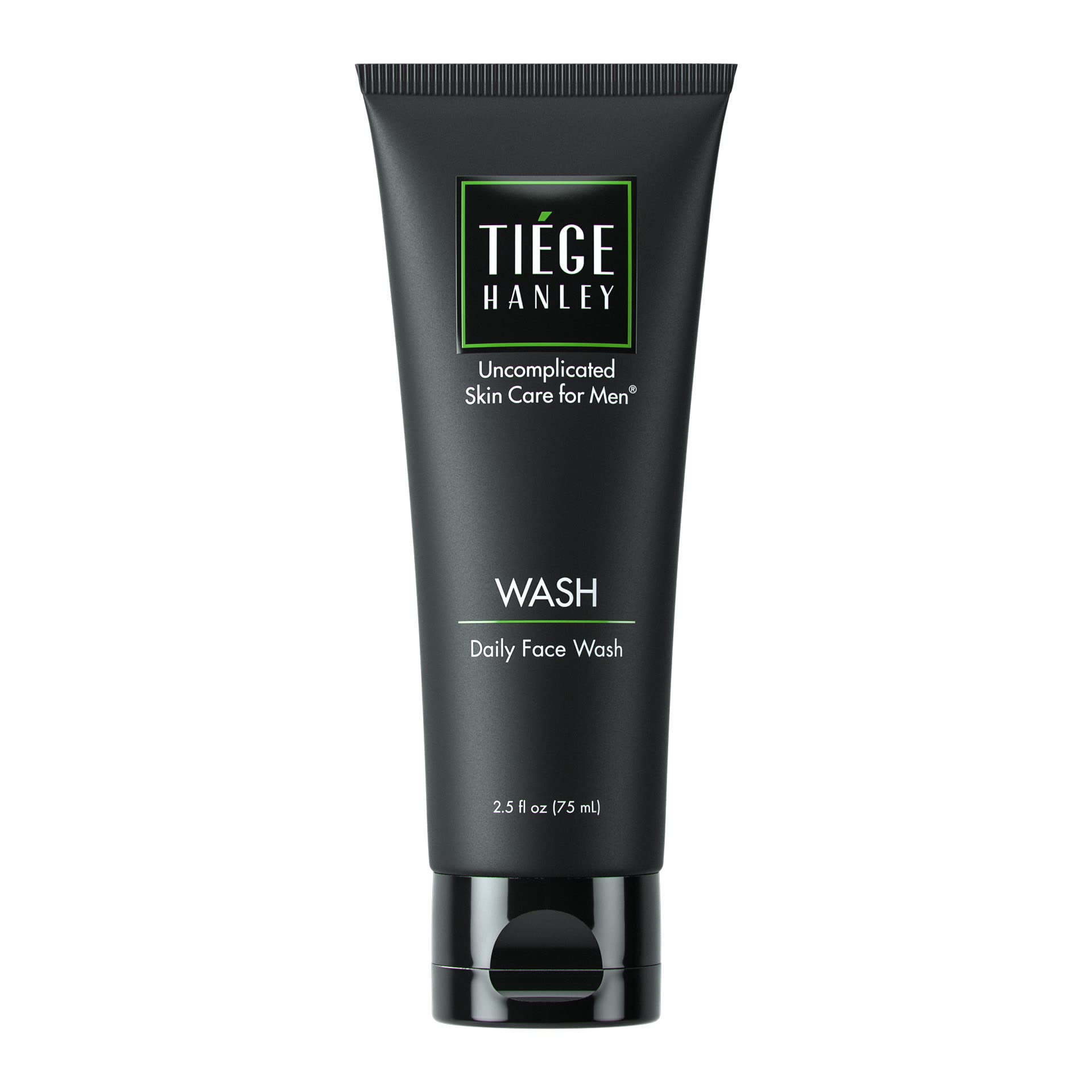Tiege Hanley Daily Face Wash for Men (WASH) | Gently Removes Dirt, Grime & Excess Oil | Feel Cleansed & Refreshed | Fragrance Fr