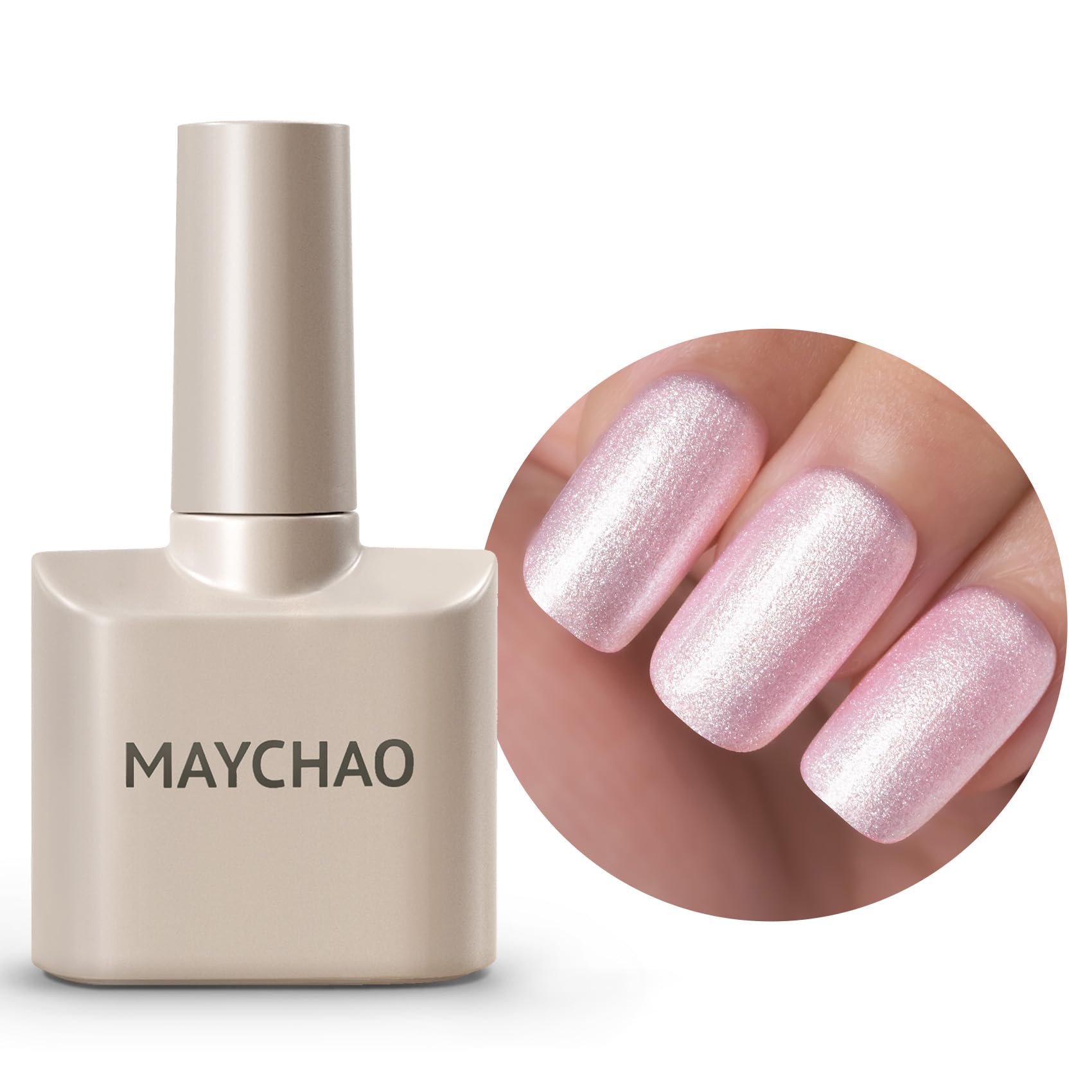 MAYCHAO 15ML Gel Nail Polish 1Pc Mermaid Pink Gel Polish Soak Off UV LED Nail Polish Nail Art Starter Manicure Salon DIY at Home
