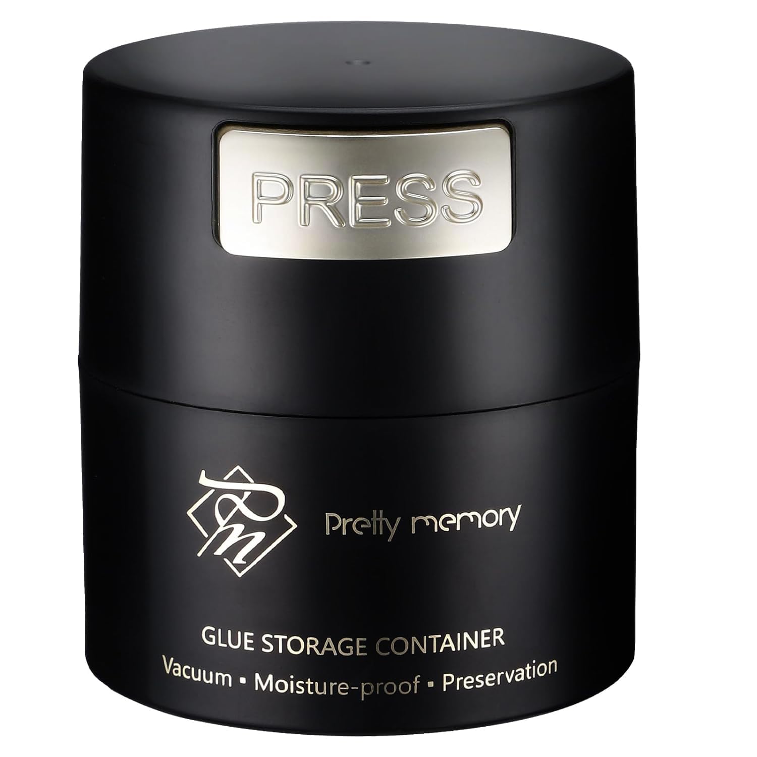 Pretty Memory Lash Glue Container Eyelash Extension Glue Storage Airtight Adhesive Holder Sealed Leak-Proof Lash Tech Supplies,