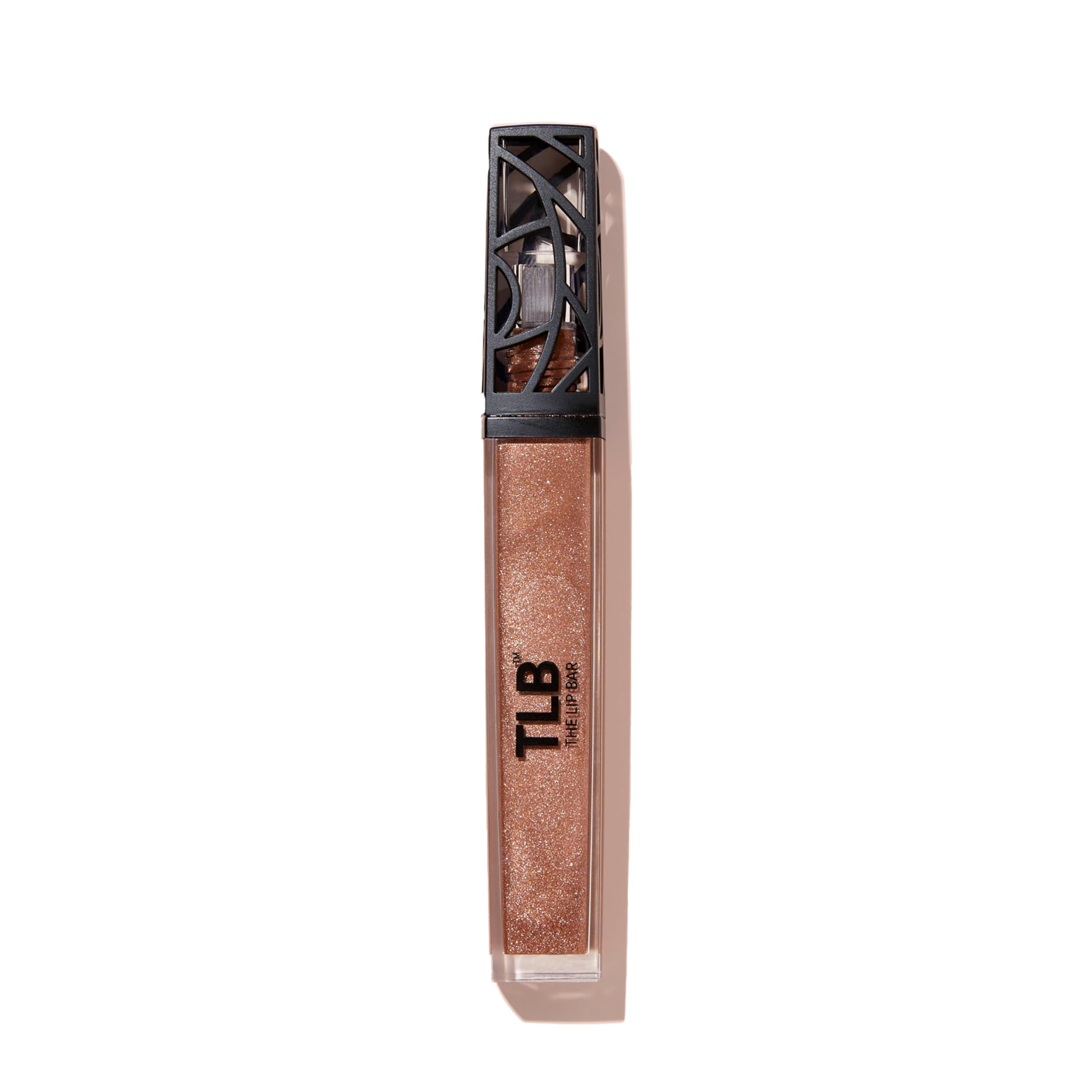 The Lip Bar Vegan Non-Sticky Lip Gloss, with Hydrating Shea Butter for a Lightweight, High Shine Finish, Goddess - Golden Bronze
