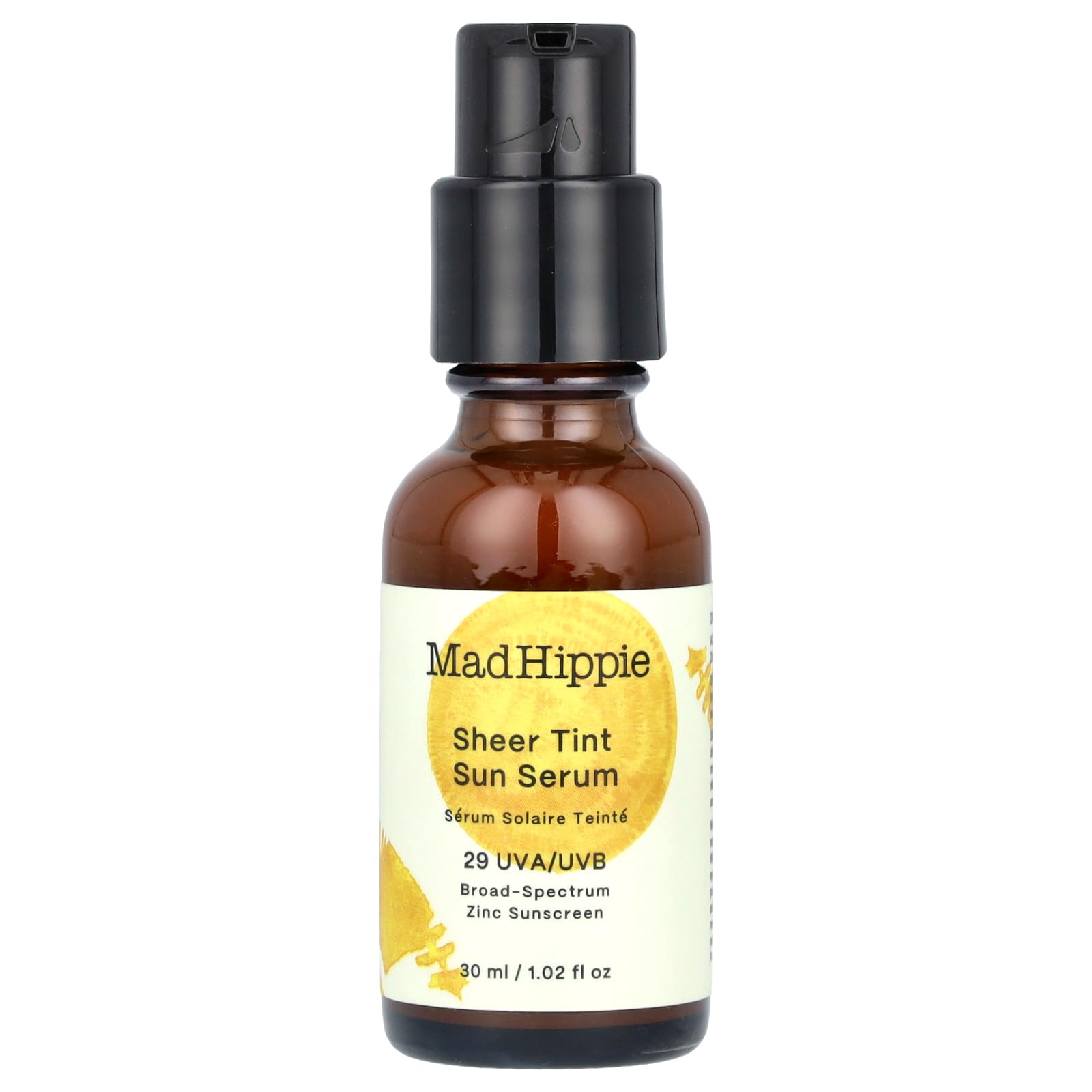 Mad Hippie Sheer Tint Sun Serum (Medium/Dark), Tinted Moisturizer For Face With Spf 29, Vitamin C, Hyaluronic Acid, Tinted Sunsc